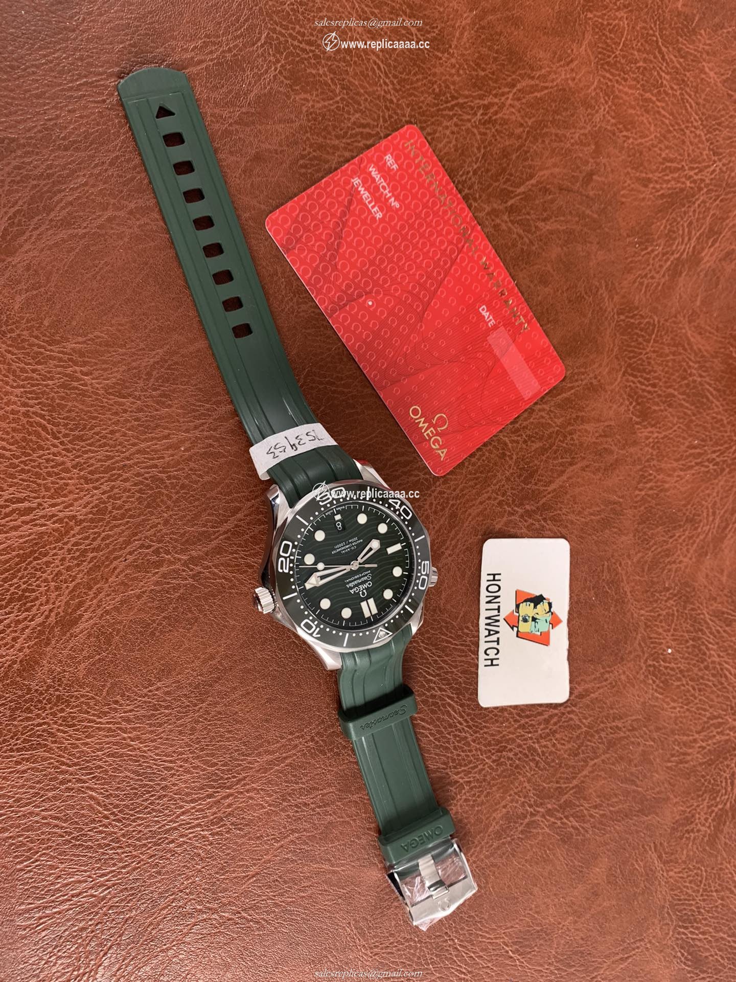 Replica Omega Men Seamaster Diver Green 300m Co-Axial