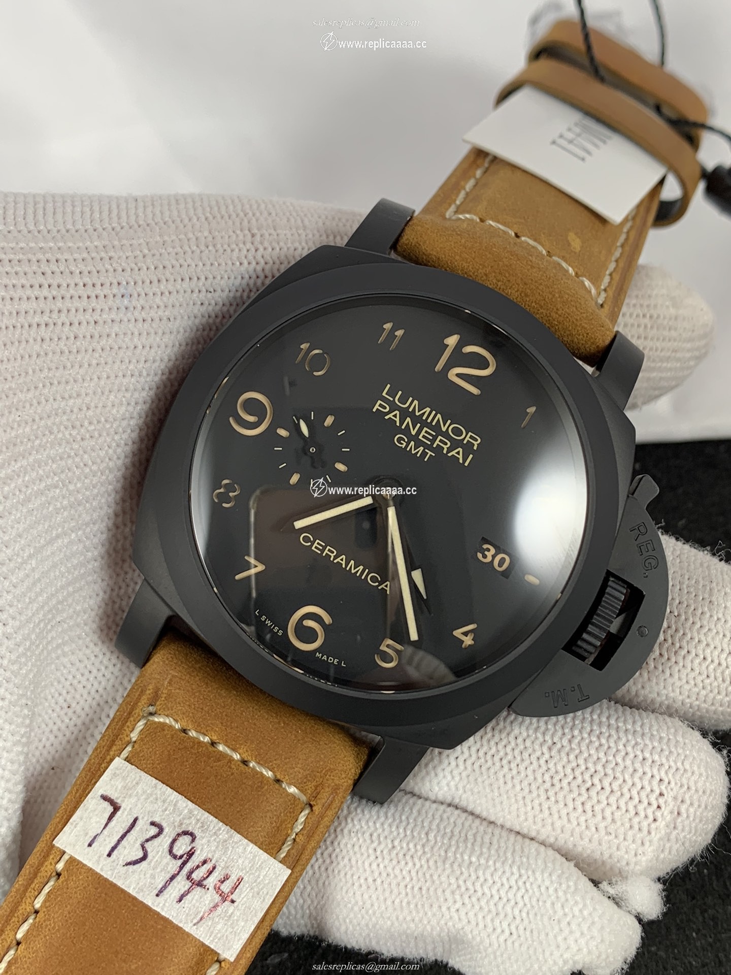 Replica Panerai Men Luminor GMT 1950 PAM144 2 Replica Panerai Men Luminor GMT 1950 PAM144