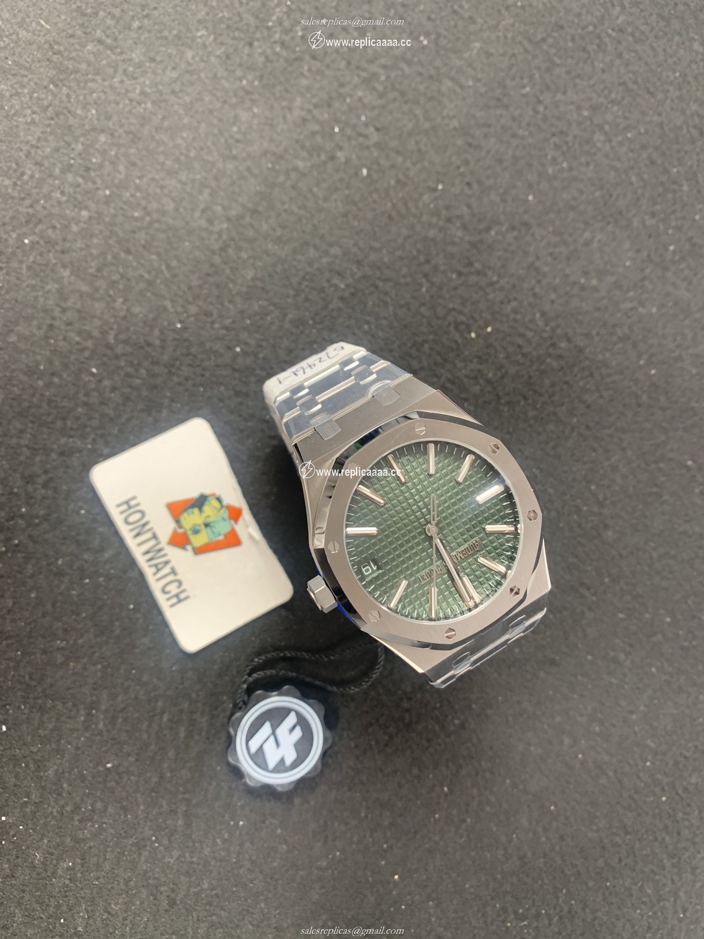 Replica Audemars Piguet Men Royal Oak Cadran Vert 15510ST