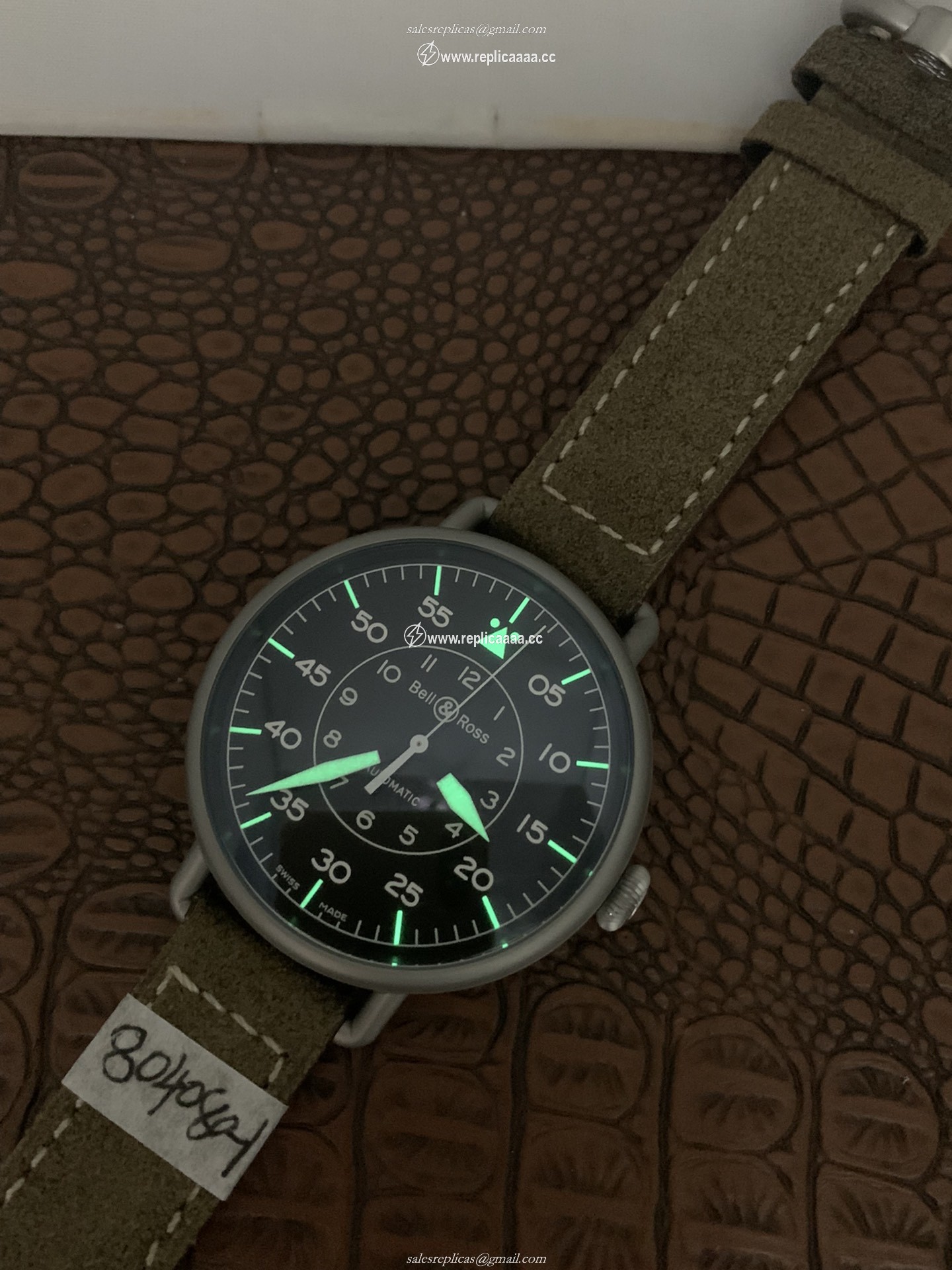 Replica Bell & Ross Mens WW1-92 Heritage BRWW192-MIL/SCA 2 Replica Bell & Ross Mens WW1-92 Heritage BRWW192-MIL/SCA