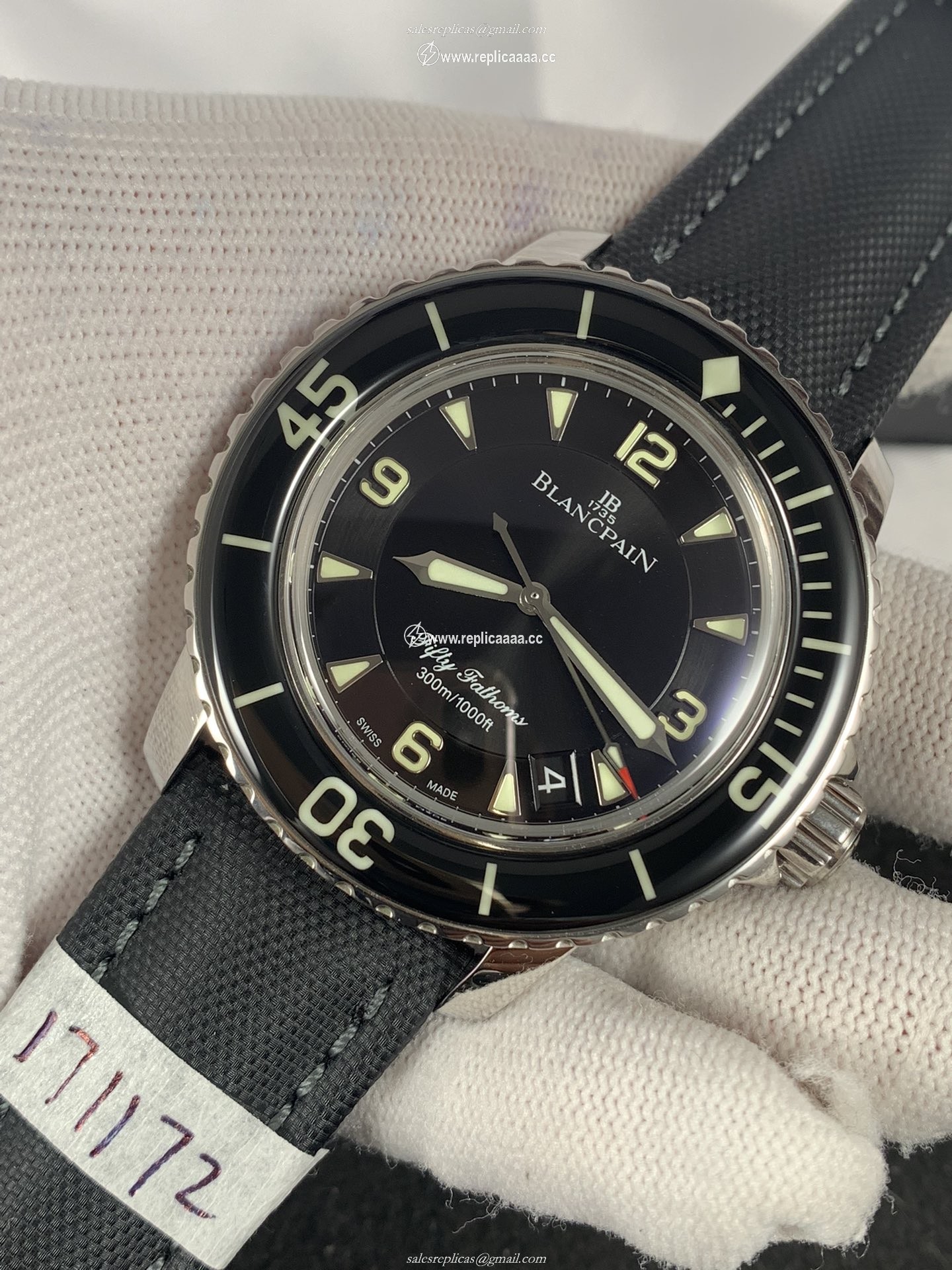 Replica Blancpain Men Fifty Fathoms 5015-12B30-B52A