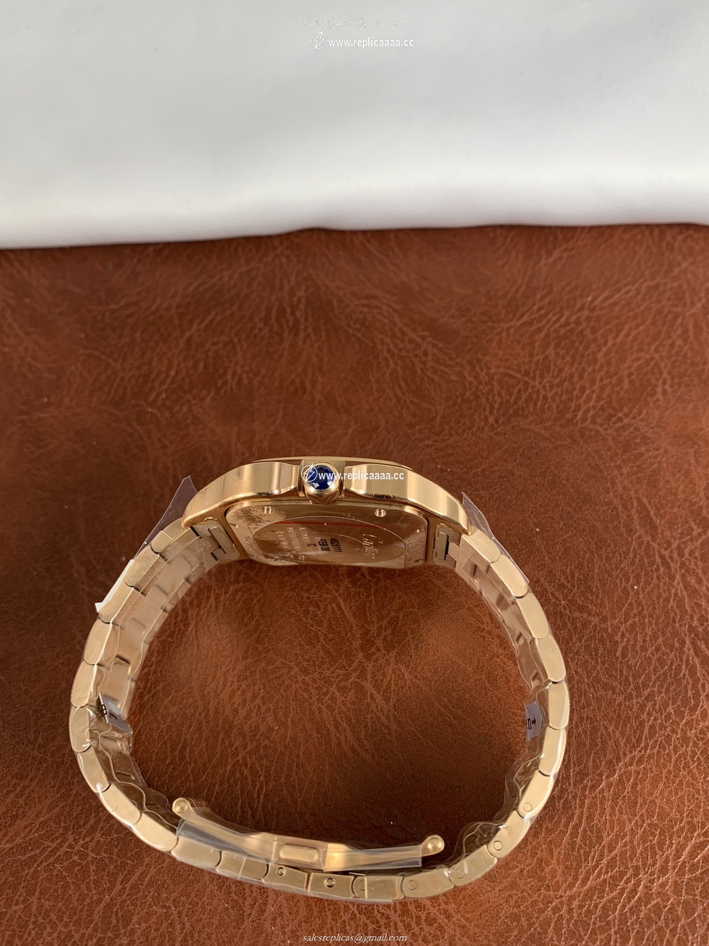 Replica Cartier Men Santos De Cartier Mens XL WGSA0018 2 Replica Cartier Men Santos De Cartier Mens XL WGSA0018