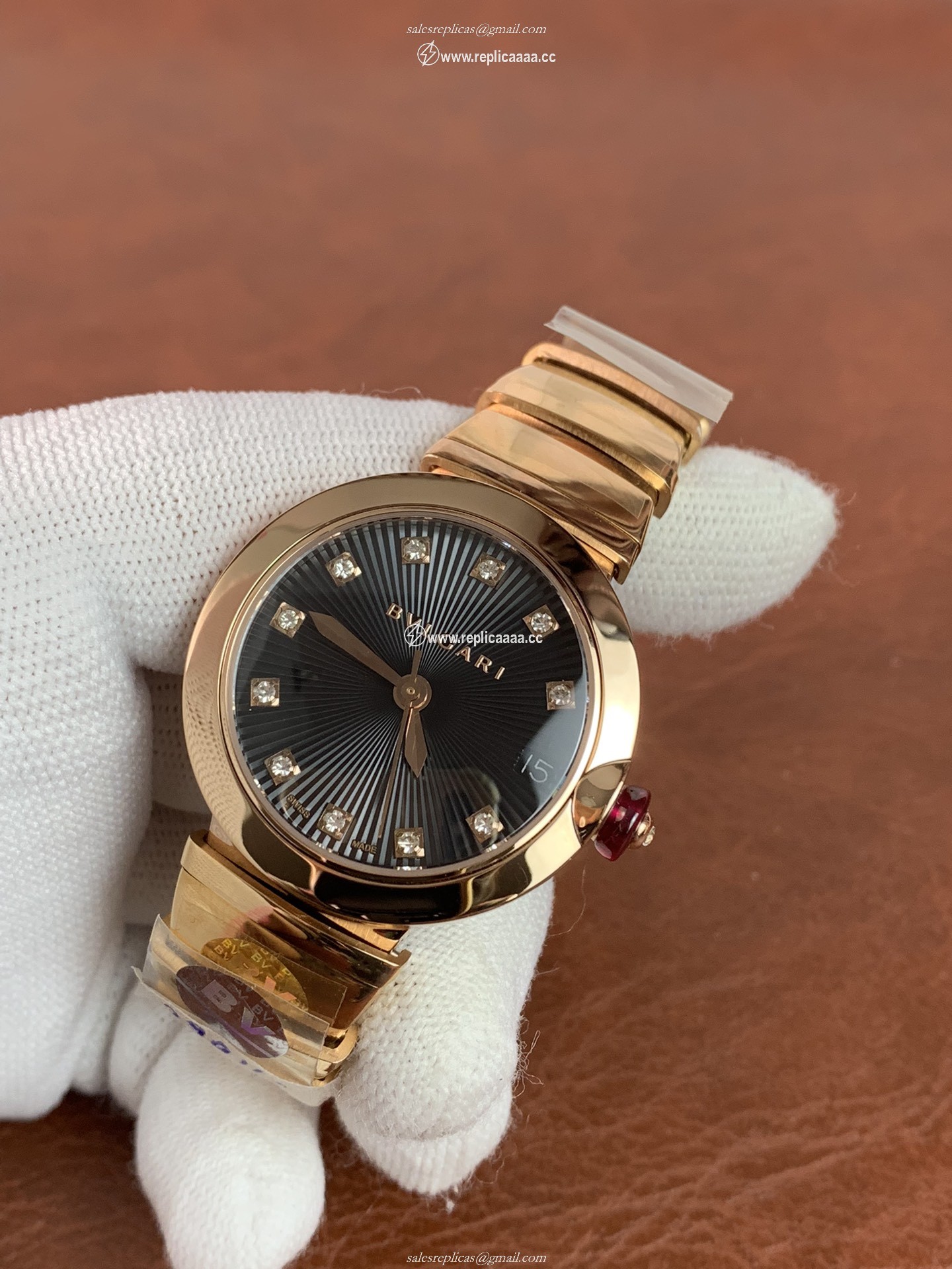 Replica Bvlgari Ladies 102353 LUP33WGGD-11 2 Replica Bvlgari Ladies 102353 LUP33WGGD-11