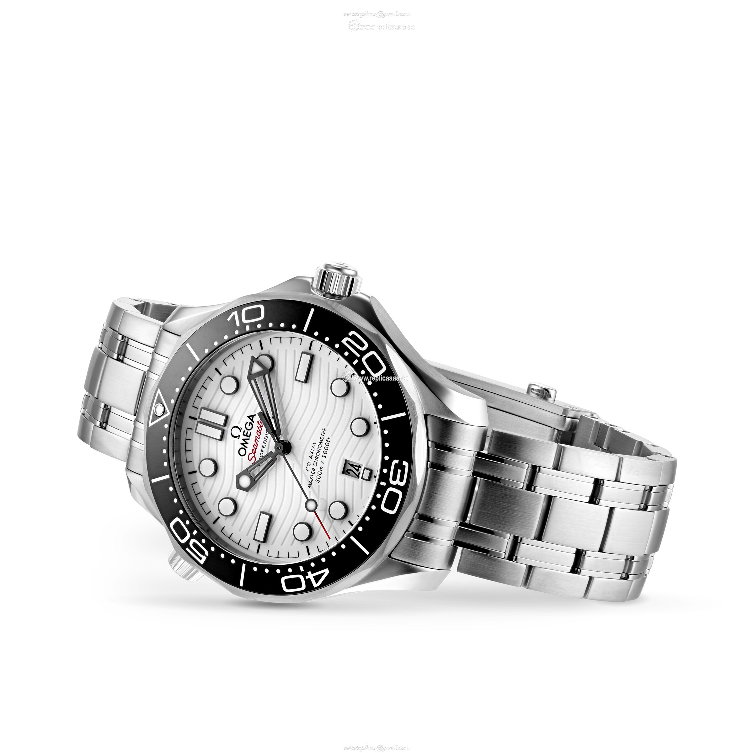 Replica Omega Seamaster 300m 42mm Mens details O21030422004001