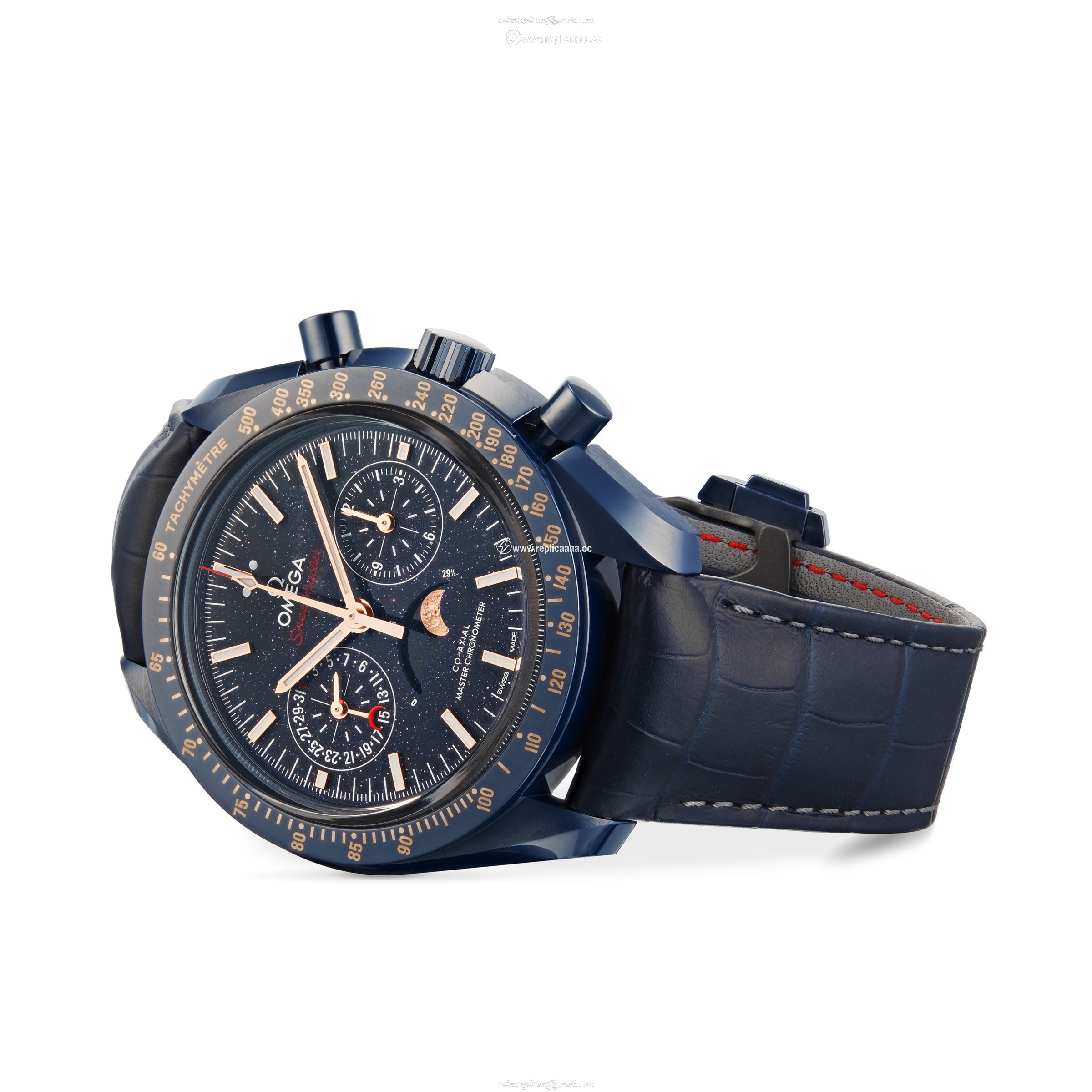 Replica Omega Speedmaster 44 Ceramic Mens details O30493445203002 2 Replica Omega Speedmaster 44 Ceramic Mens details O30493445203002