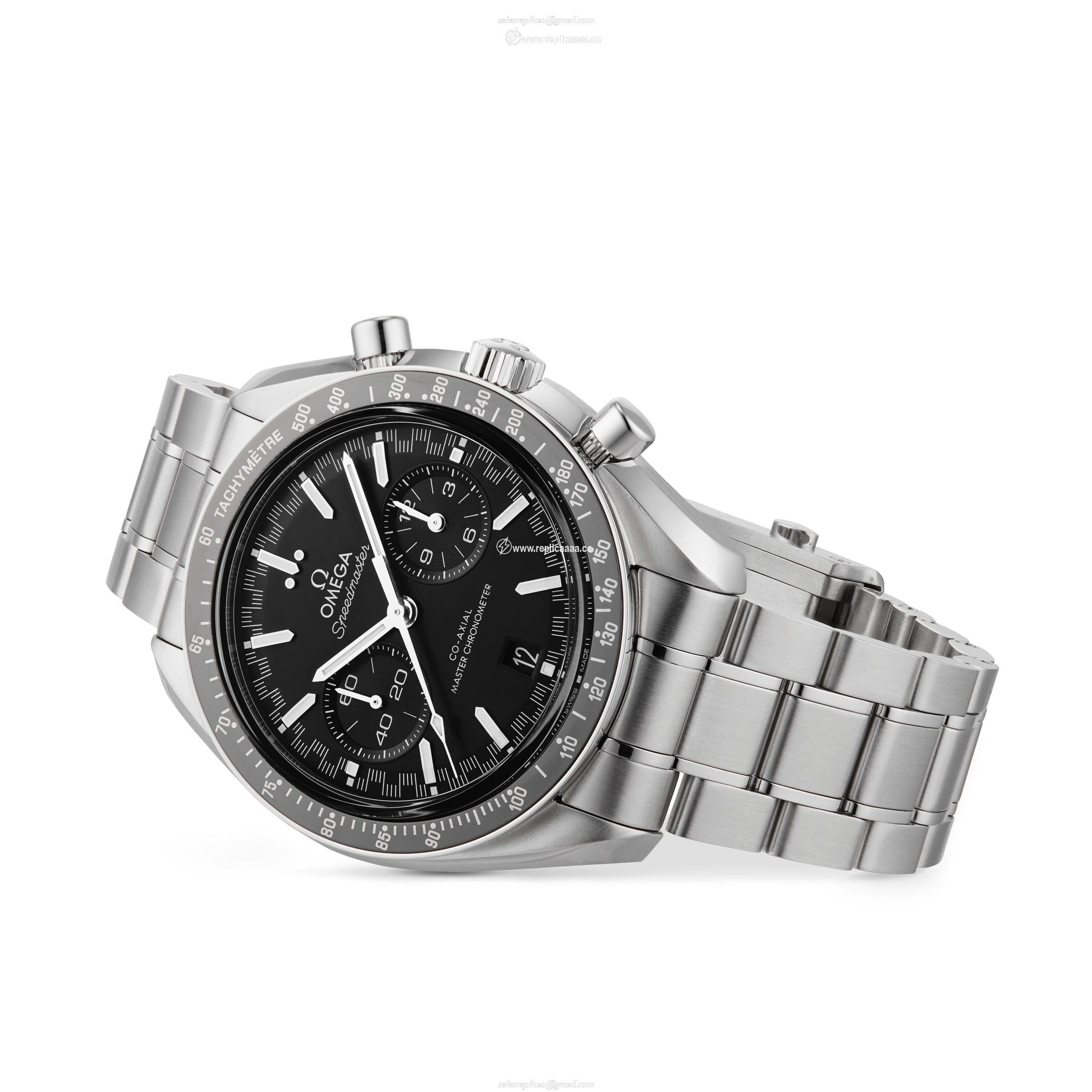 Replica Omega Speedmaster Racing Co-Axial Moonwatch 44.25mm Mens details O32930445101001