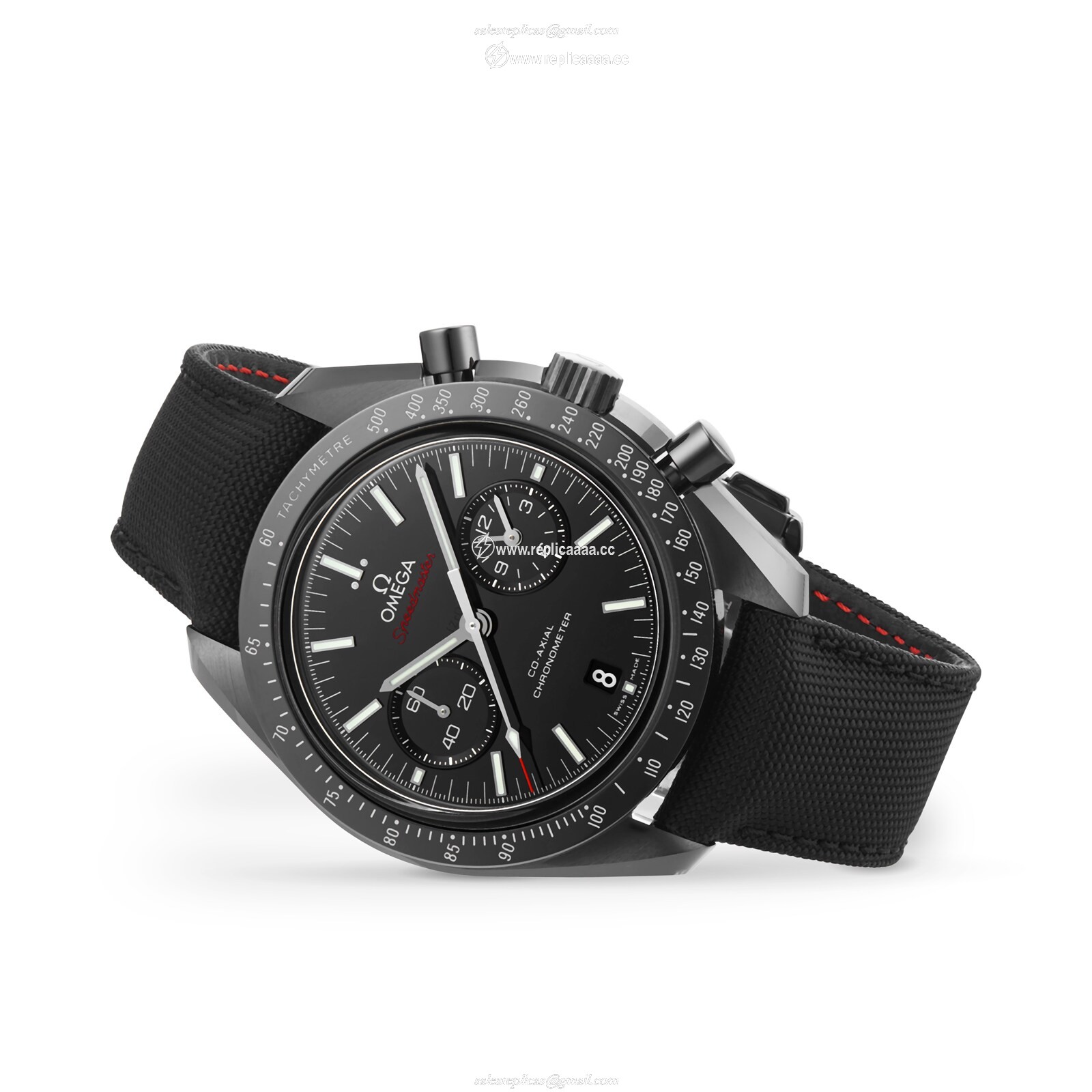 Replica Omega Dark Side of The Moon Mens 44.25mm Ceramic details O31192445101007 2 Replica Omega Dark Side of The Moon Mens 44.25mm Ceramic details O31192445101007