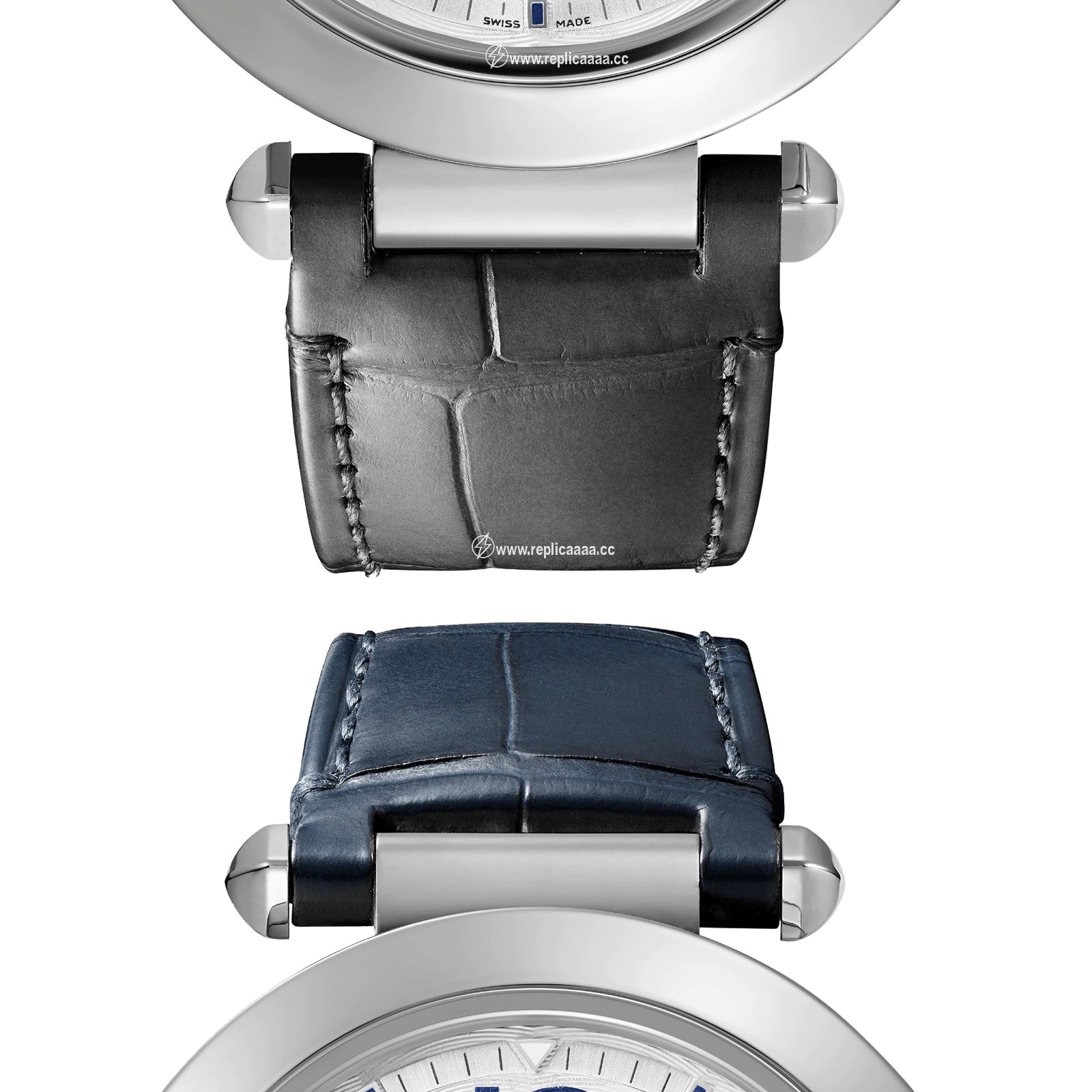 Replica Cartier Pasha De Cartier details 41mm Automatic Movement Steel Interchangeable Leather Straps WSPA0030 2 Replica Cartier Pasha De Cartier details 41mm Automatic Movement Steel Interchangeable Leather Straps WSPA0030