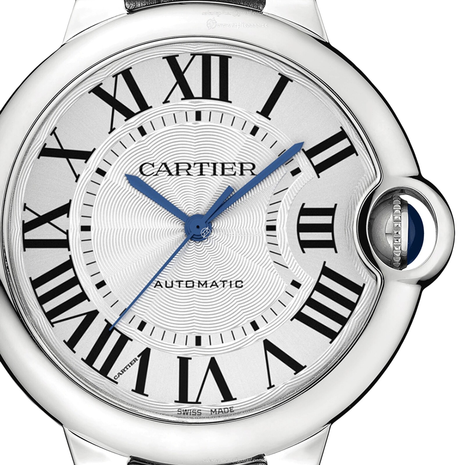 Replica Cartier Ballon Bleu De Cartier details 36mm Mechanical Movement With Automatic Winding Steel WSBB0028 2 Replica Cartier Ballon Bleu De Cartier details 36mm Mechanical Movement With Automatic Winding Steel WSBB0028
