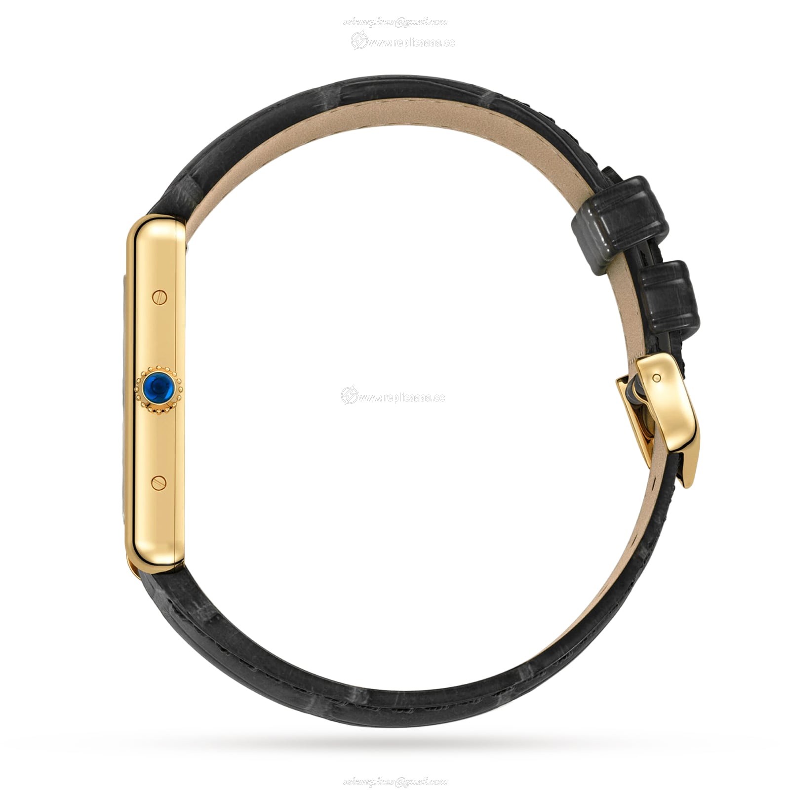 Replica Cartier Tank Louis Cartier details Large Model Quartz Movement Yellow Gold WGTA0067 2 Replica Cartier Tank Louis Cartier details Large Model Quartz Movement Yellow Gold WGTA0067