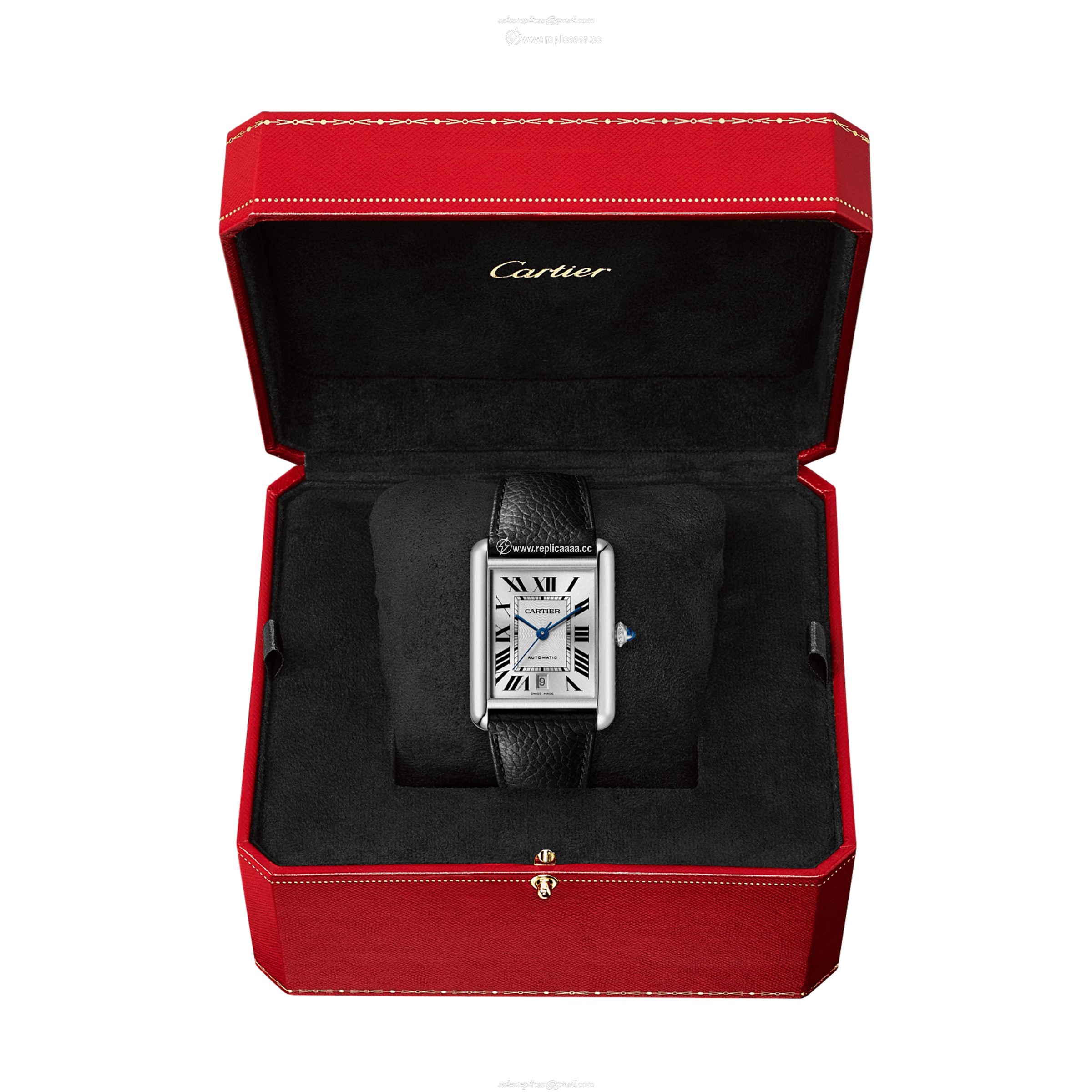 Replica Cartier Tank Must Extra-Large Model Automatic Movement Steel Leather WSTA0040