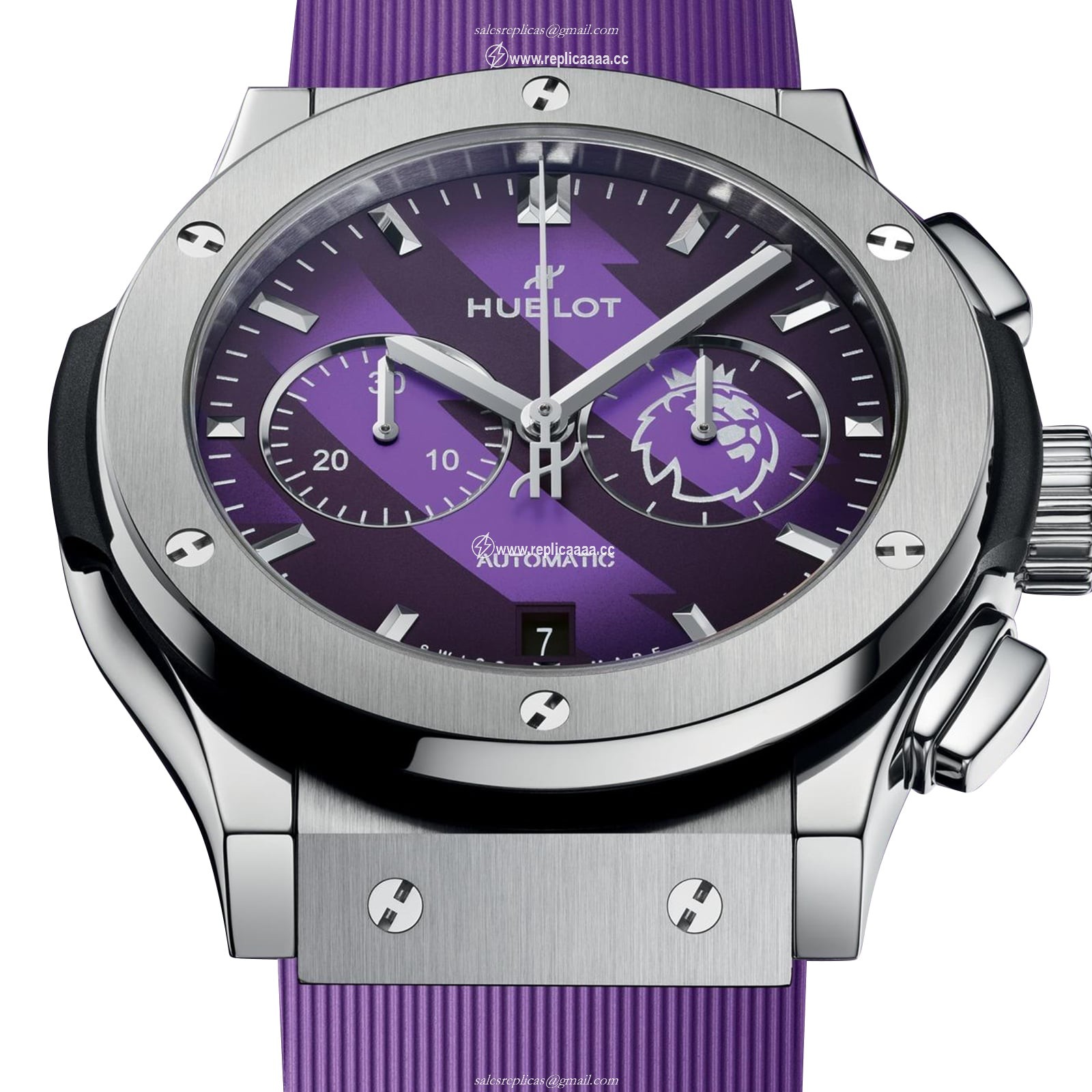 Replica Hublot Classic Fusion Chronograph Premier League Limited Edition 39mm Mens details 541.NX.8970.RX.PLW23 2 Replica Hublot Classic Fusion Chronograph Premier League Limited Edition 39mm Mens details 541.NX.8970.RX.PLW23