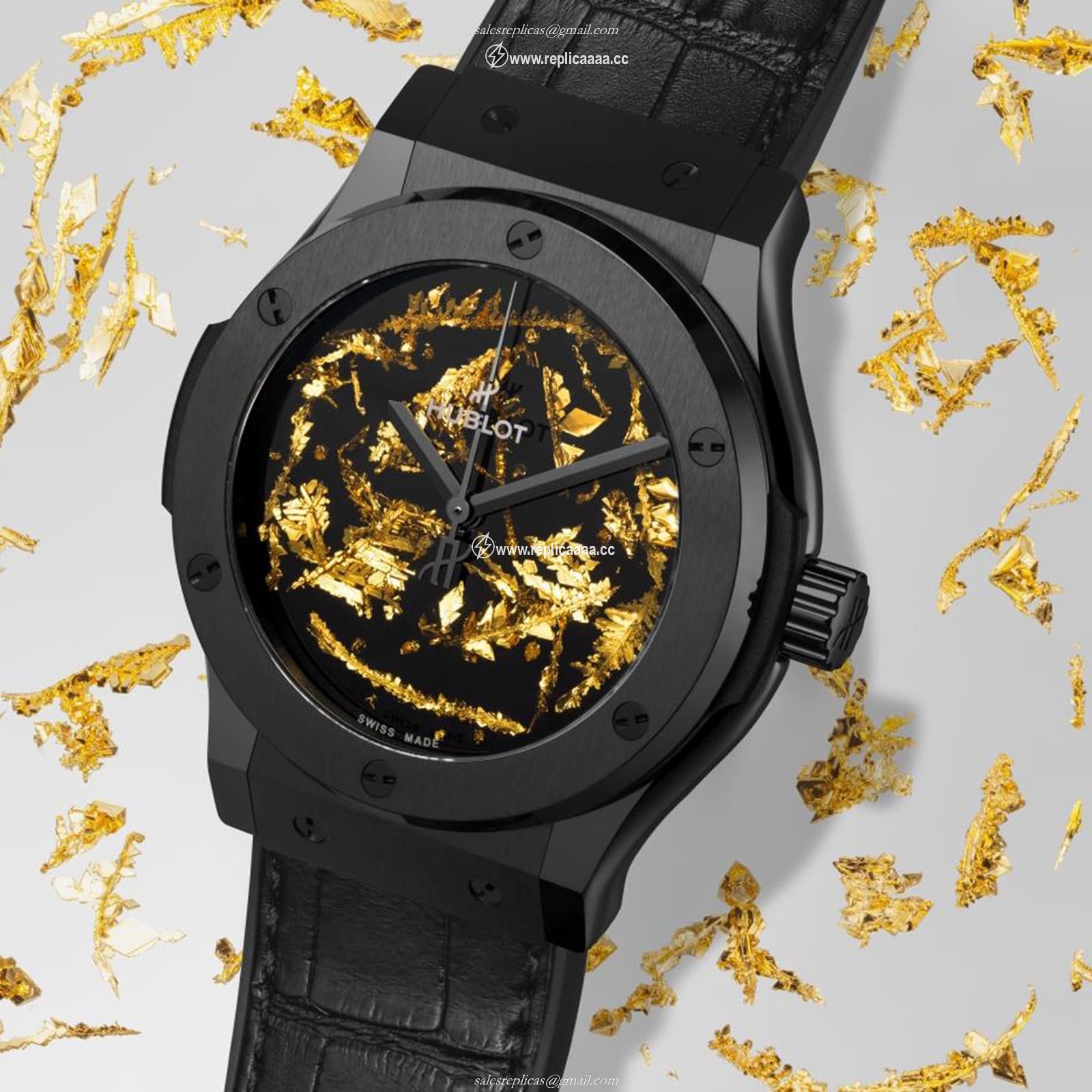 Replica Hublot Classic Fusion Gold Crystal Ceramic 42mm 542.CX.0660.LR 2 Replica Hublot Classic Fusion Gold Crystal Ceramic 42mm 542.CX.0660.LR