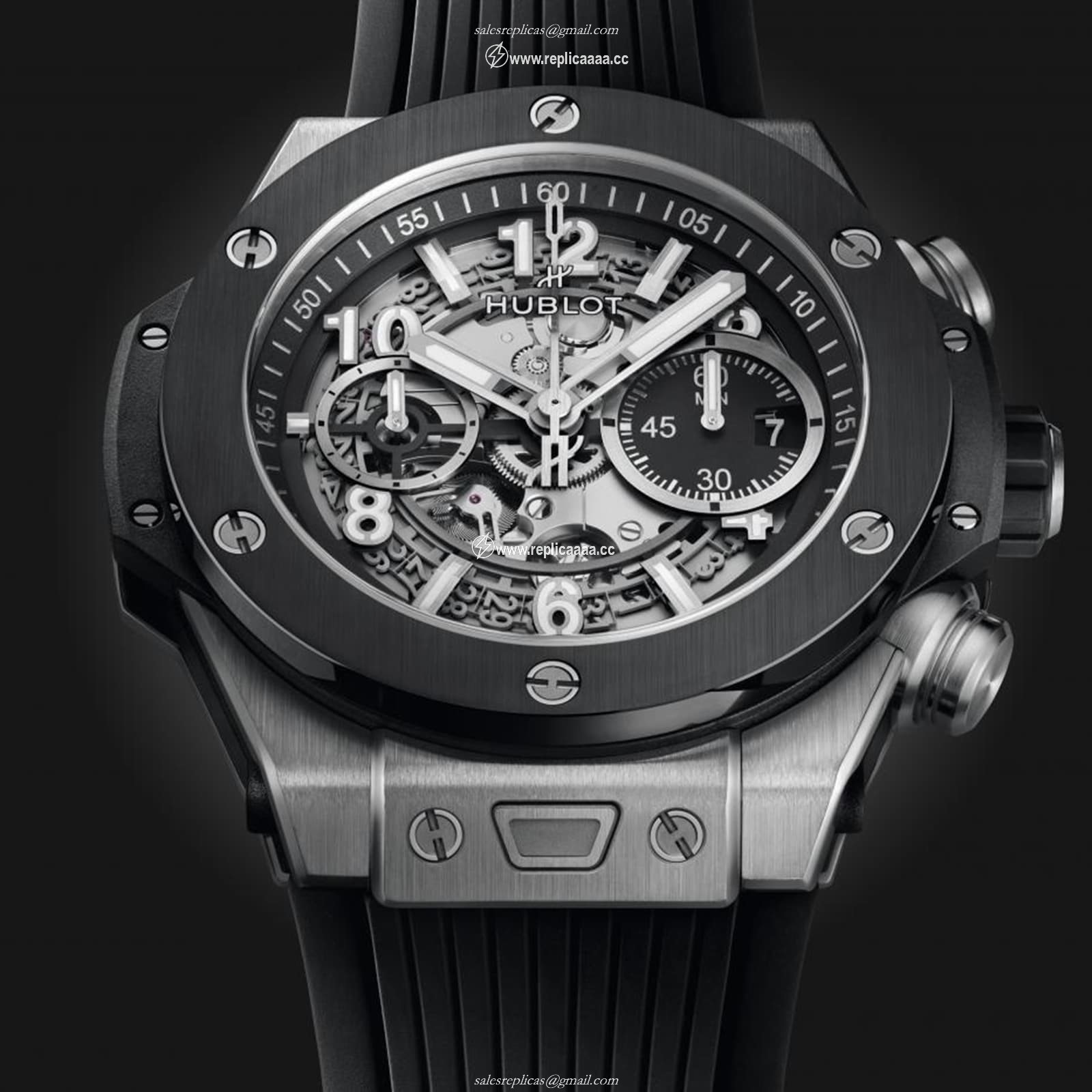 Replica Hublot Big Bang Unico Titanium 44mm Mens details 421.NM.1170.RX