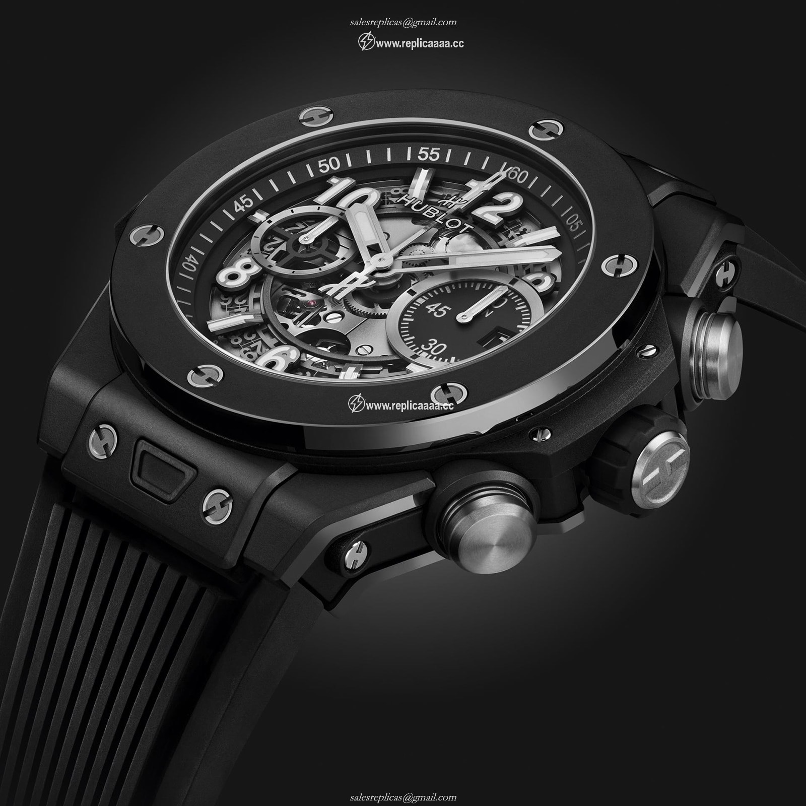 Replica Hublot Big Bang Unico Black Magic 44 mm 421.CI.1170.RX