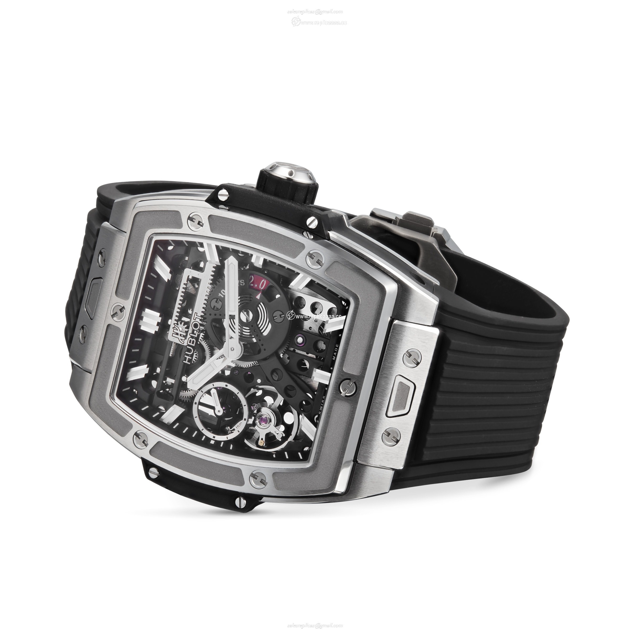 Replica Hublot Spirit of Big Bang Meca-10 Titanium Chronograph 45mm 614.NX.1170.RX 2 Replica Hublot Spirit of Big Bang Meca-10 Titanium Chronograph 45mm 614.NX.1170.RX