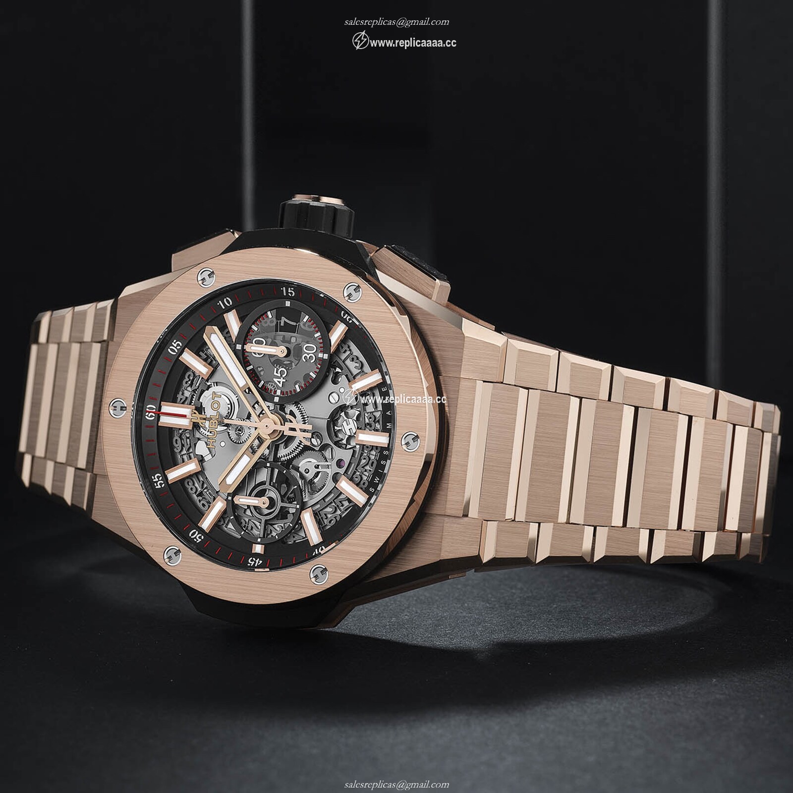 Replica Hublot Big Bang Integrated King Gold Chronograph 42mm 451.OX.1180.OX
