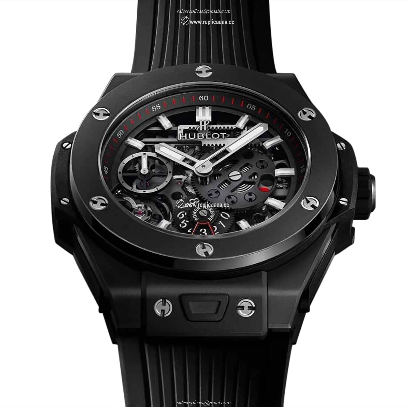 Replica Hublot Big Bang Meca-10 Black Magic Chronograph 45mm 414.CI.1123.RX 2 Replica Hublot Big Bang Meca-10 Black Magic Chronograph 45mm 414.CI.1123.RX