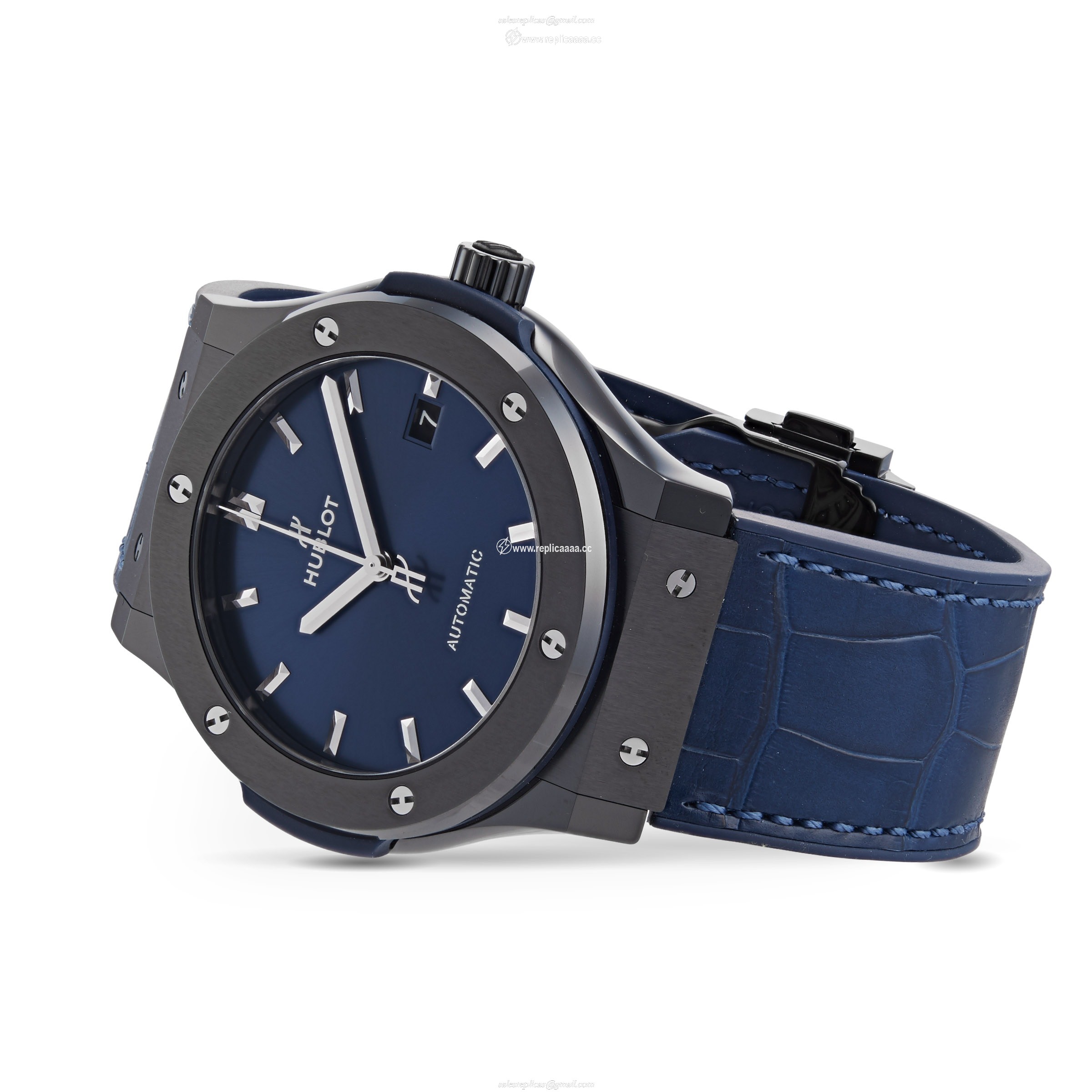 Replica Hublot Classic Fusion Ceramic Blue 45mm 511.CM.7170.LR 2 Replica Hublot Classic Fusion Ceramic Blue 45mm 511.CM.7170.LR