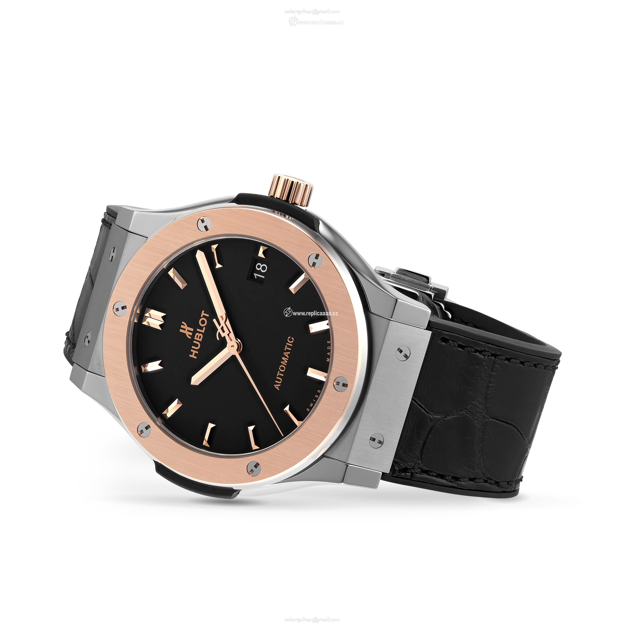 Replica Hublot Classic Fusion Titanium King Gold 45mm Mens details 511.NO.1181.LR