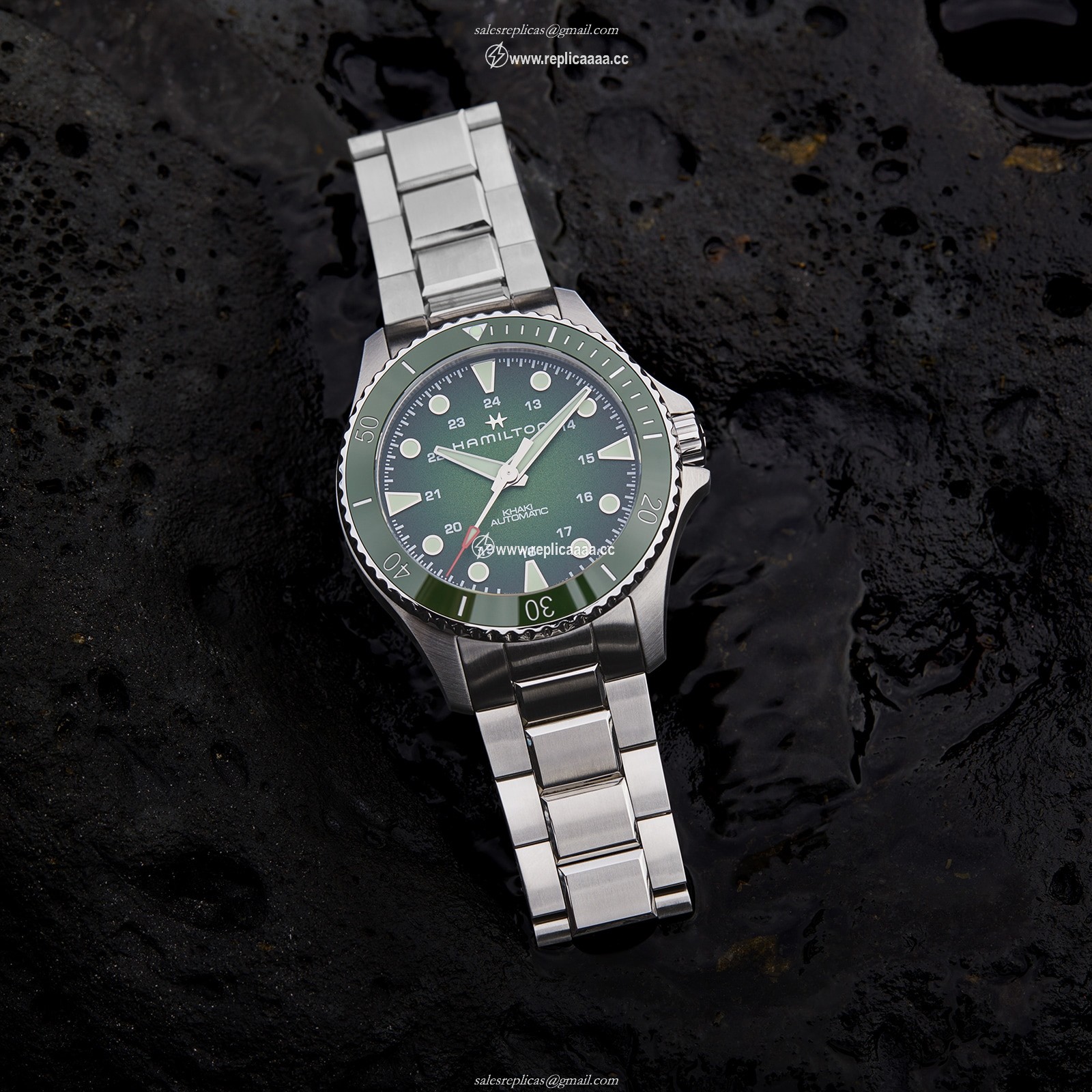 Replica Hamilton Khaki Navy Scuba 43mm Mens details H82525160