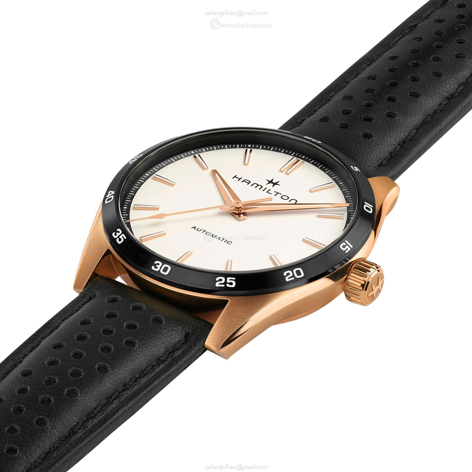Replica Hamilton Jazzmaster Performer Automatic 38mm Mens details White H36225770
