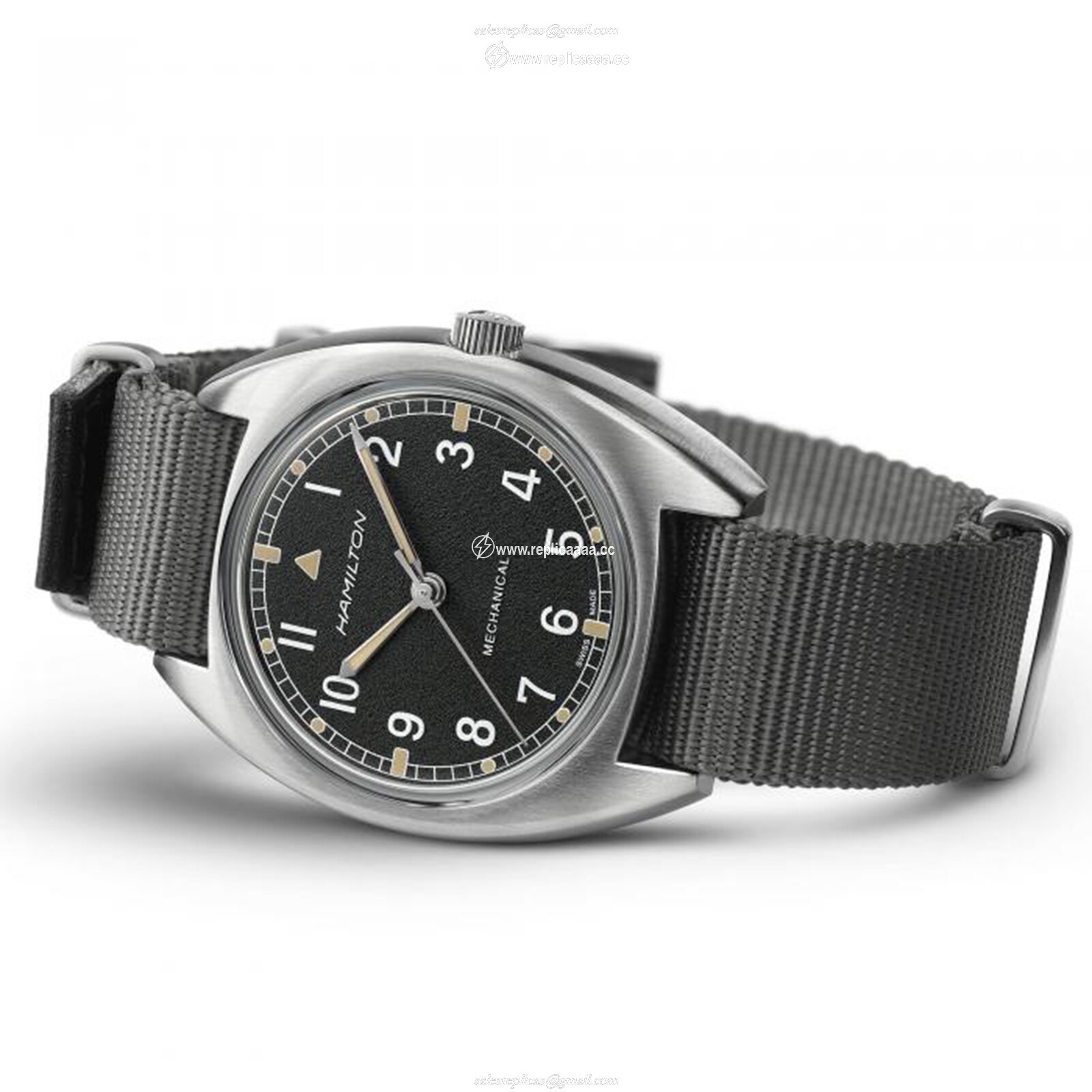 Replica Hamilton Khaki Aviation Pioneer 36mm Mens details H76419931 2 Replica Hamilton Khaki Aviation Pioneer 36mm Mens details H76419931
