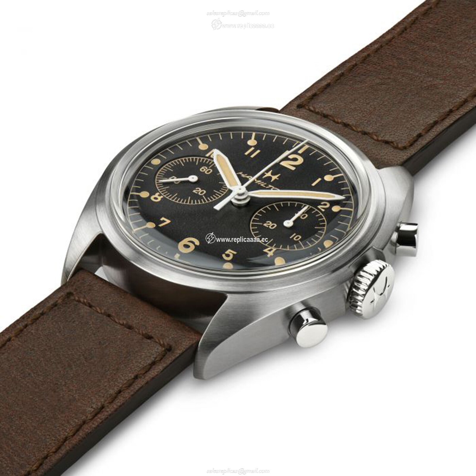 Replica Hamilton Khaki Aviation Pioneer 40mm Mens details H76409530 2 Replica Hamilton Khaki Aviation Pioneer 40mm Mens details H76409530