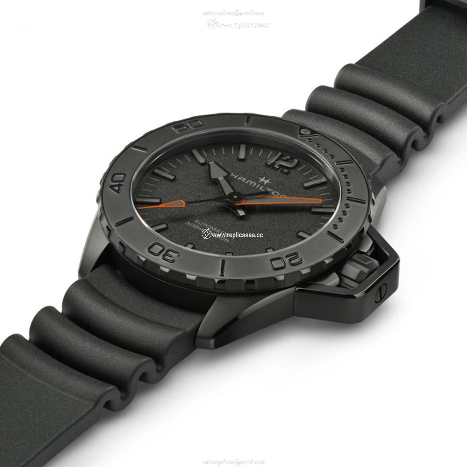 Replica Hamilton Khaki Navy Frogman 46mm Mens details H77845330 2 Replica Hamilton Khaki Navy Frogman 46mm Mens details H77845330