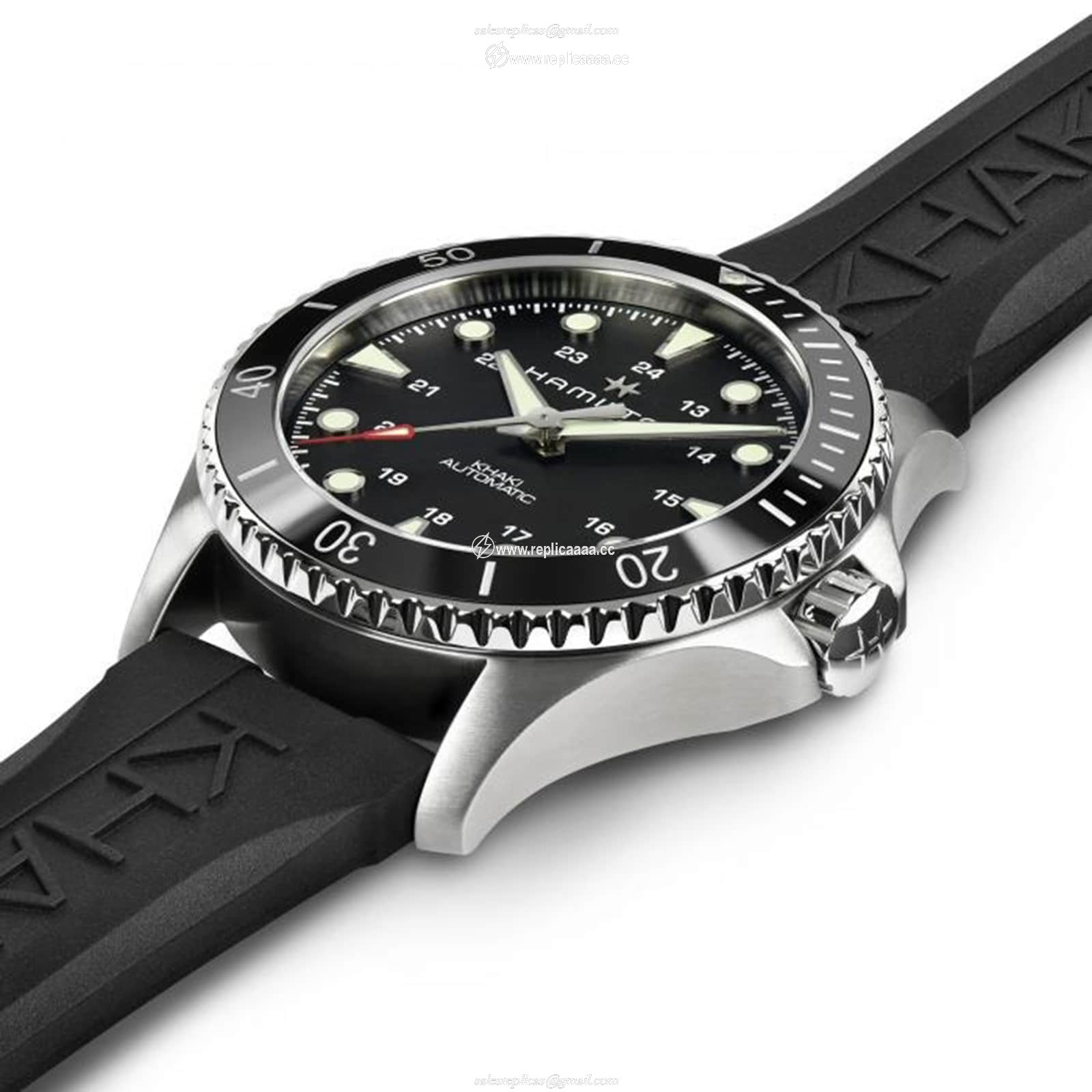 Replica Hamilton Khaki Navy Scuba Auto 43mm Mens details H82515330
