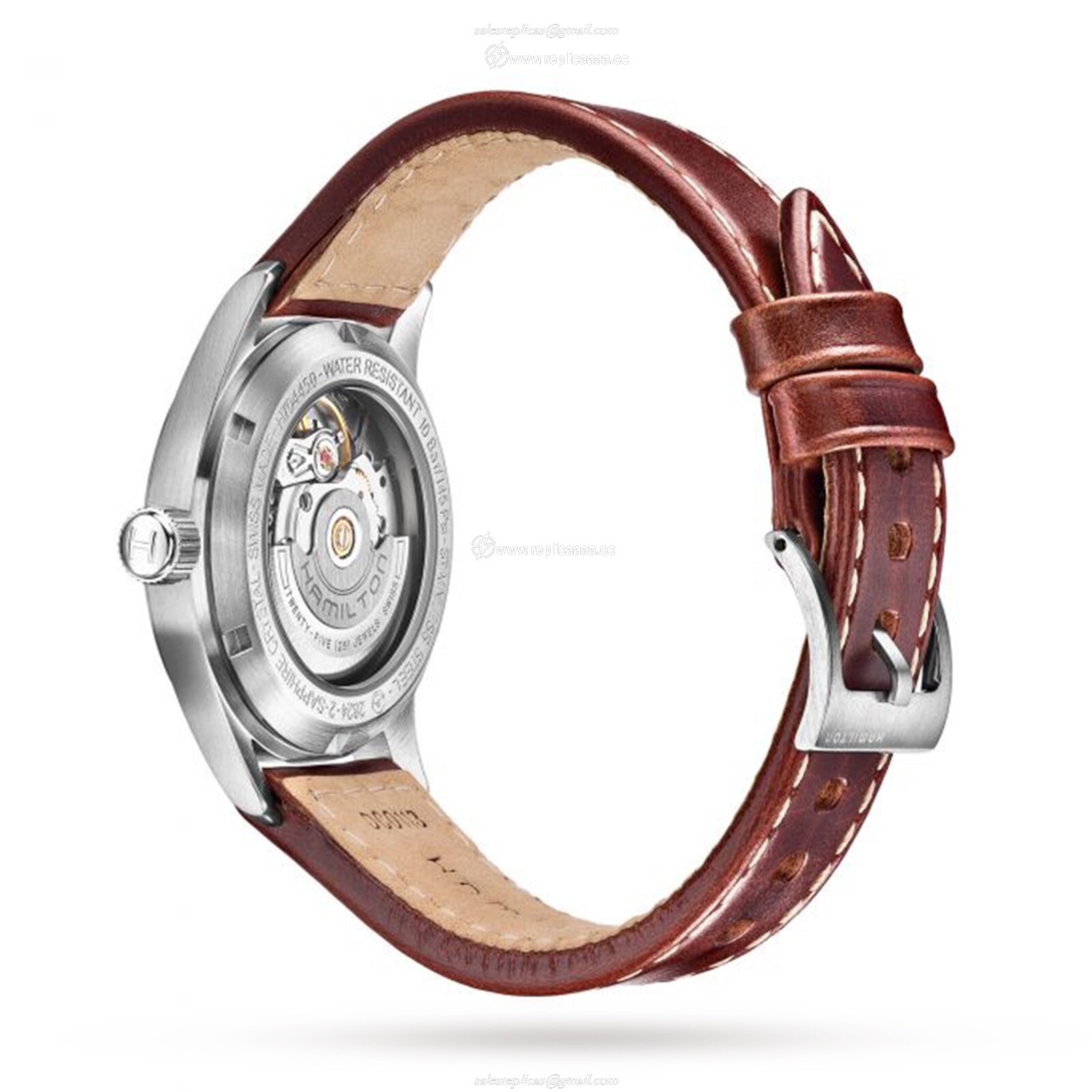 Replica Hamilton Khaki Field Auto 38mm Unisex details H70455553 2 Replica Hamilton Khaki Field Auto 38mm Unisex details H70455553