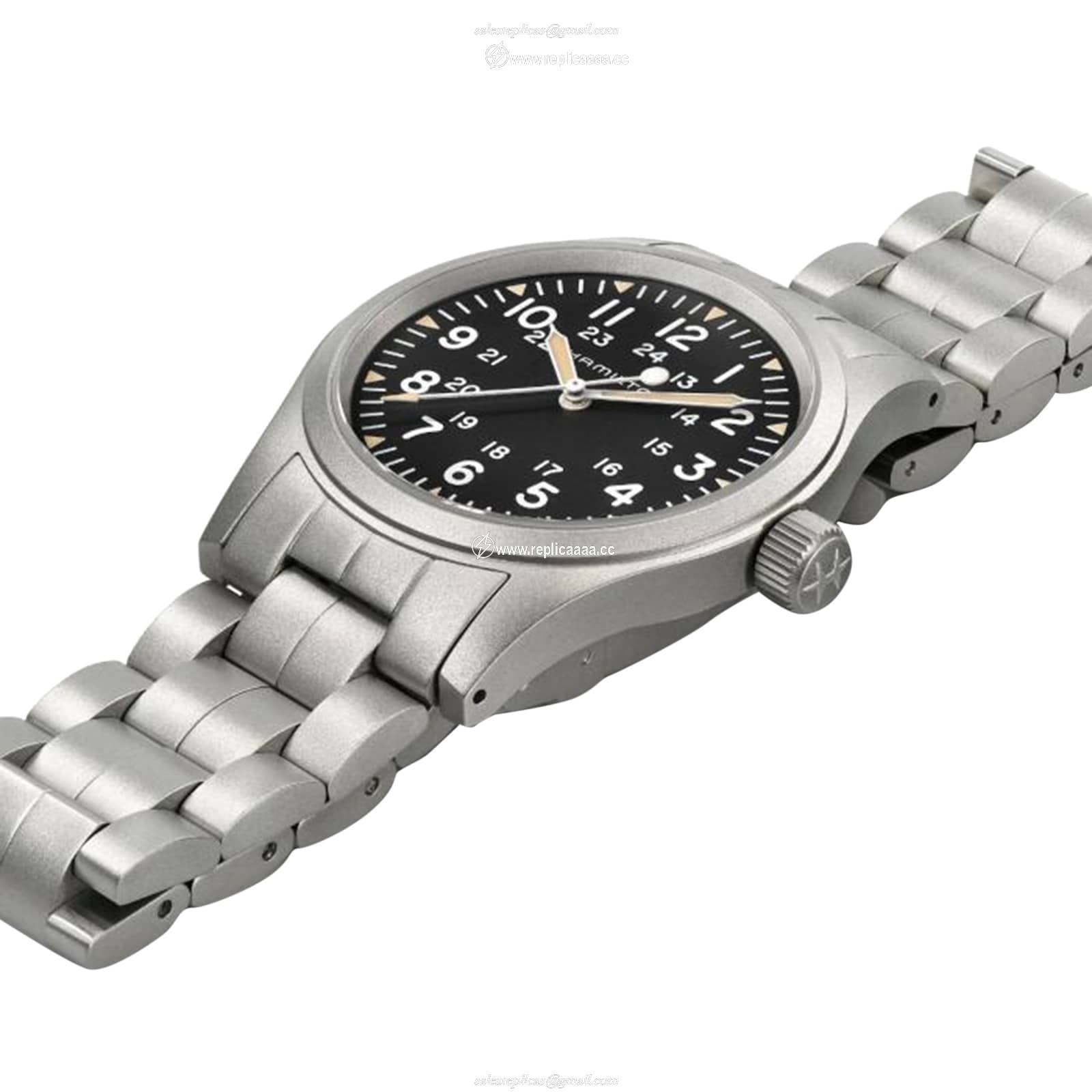 Replica Hamilton Khaki Field Mechanical 38mm Unisex details H69439131