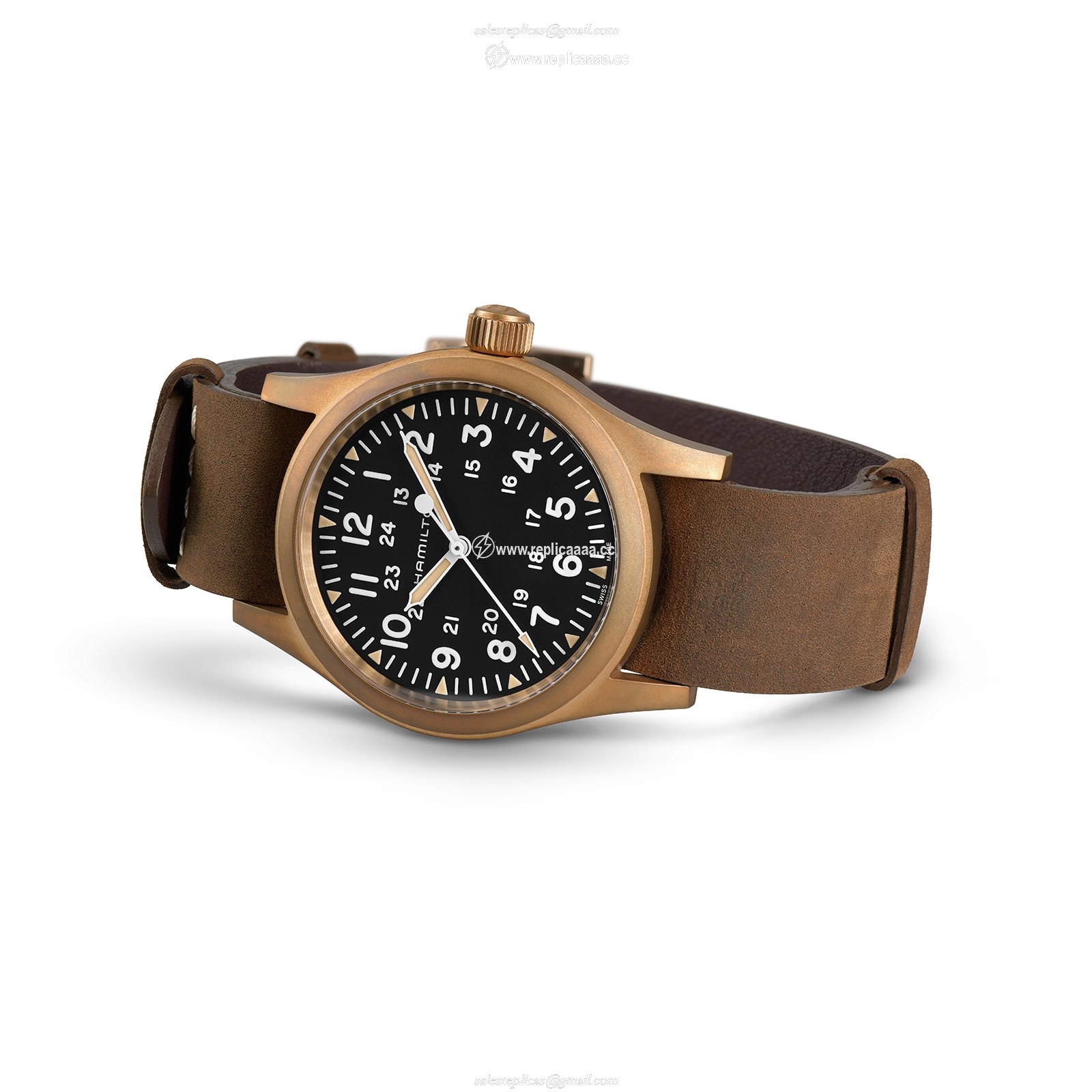 Replica Hamilton Khaki Field Mechanical Bronze 38mm Mens details Black H69459530 2 Replica Hamilton Khaki Field Mechanical Bronze 38mm Mens details Black H69459530