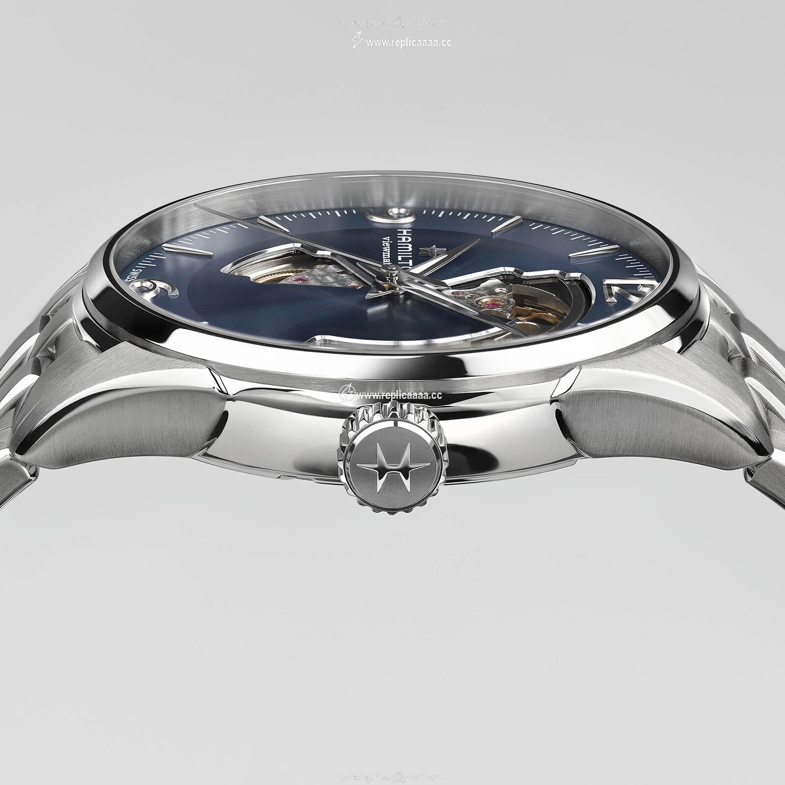 Replica Hamilton Jazzmaster 42mm Mens details H32705141