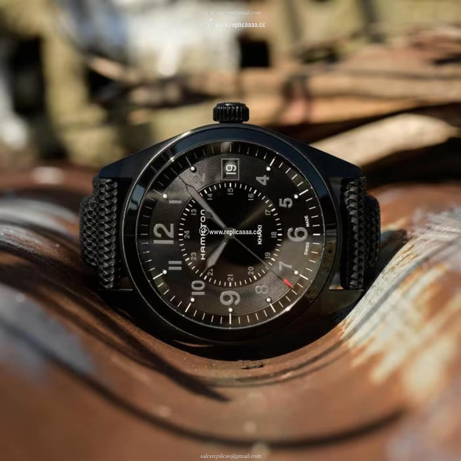 Replica Hamilton Khaki Field 40mm Mens details H68401735 2 Replica Hamilton Khaki Field 40mm Mens details H68401735