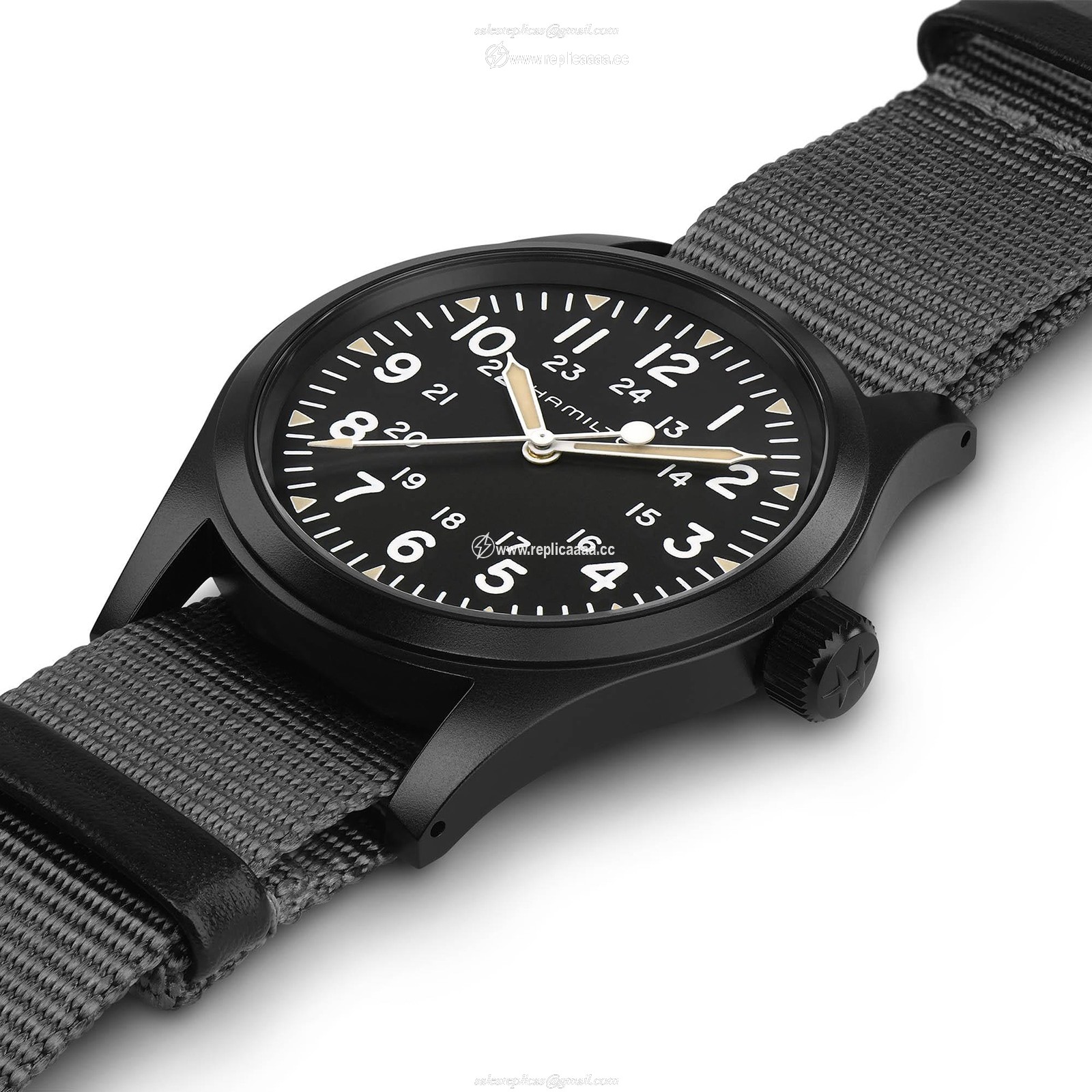 Replica Hamilton Khaki Field 38mm Mens details H69409930