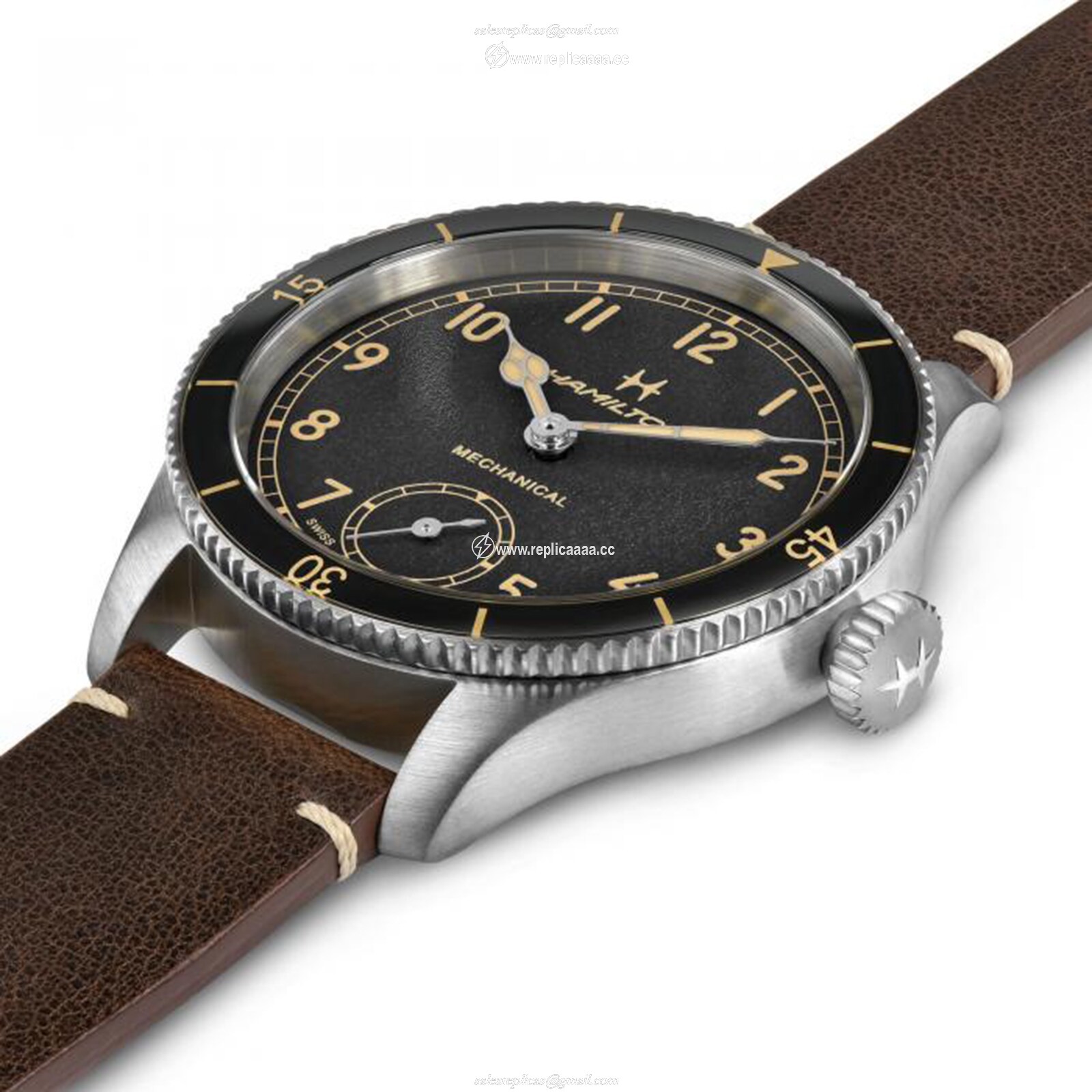 Replica Hamilton Khaki Aviation 43mm Mens details H76719530