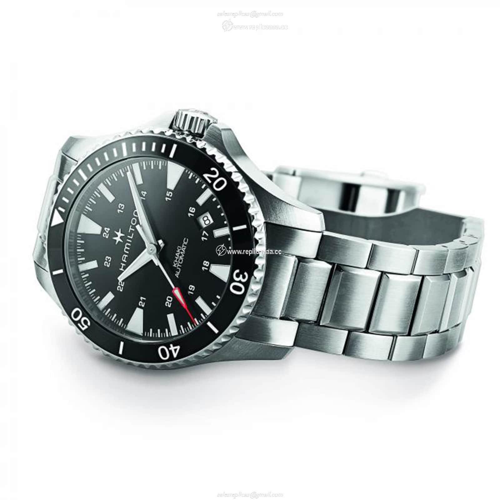 Replica Hamilton Khaki-Navy 40mm Mens details H82335131