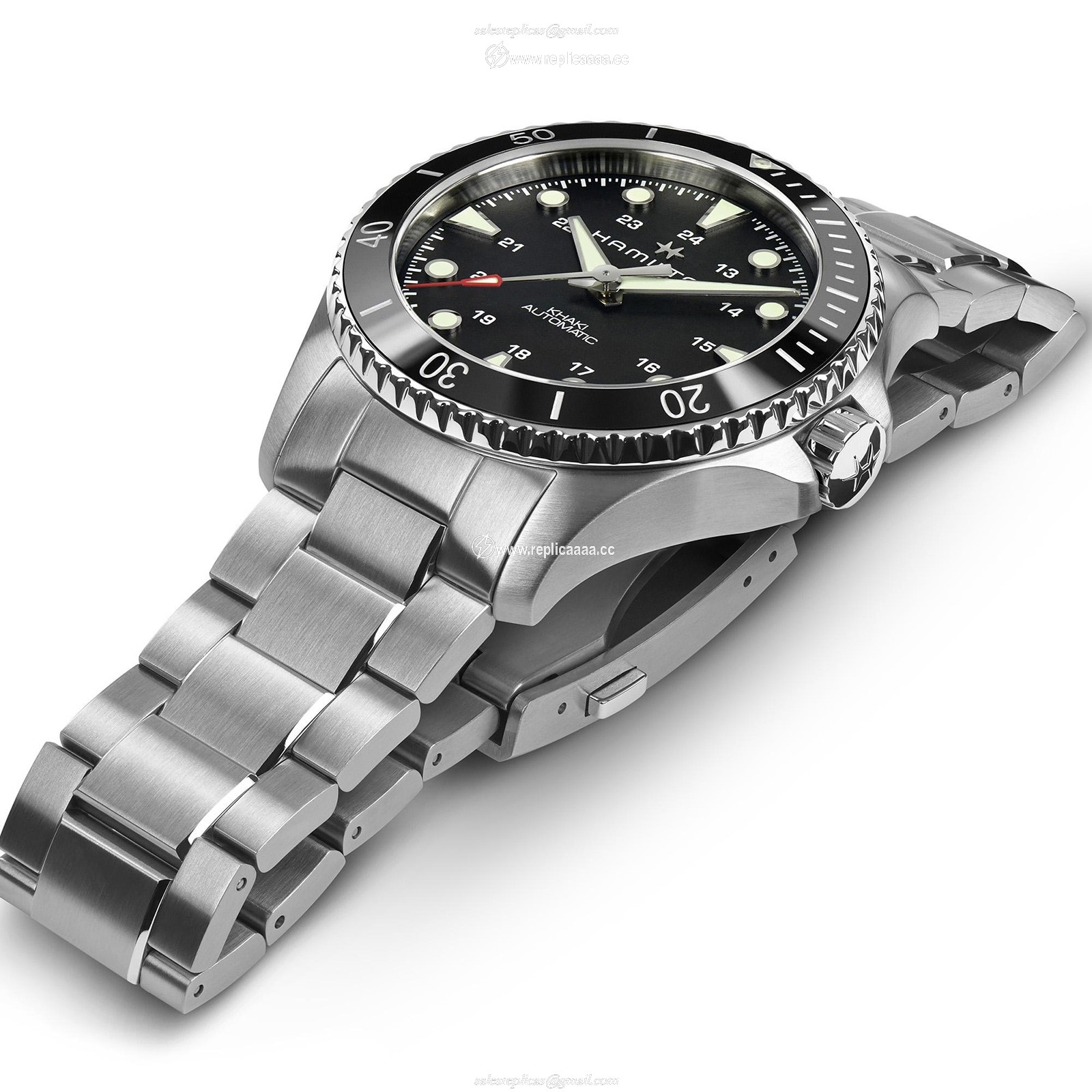Replica Hamilton Khaki-Navy 43mm Mens details H82515130