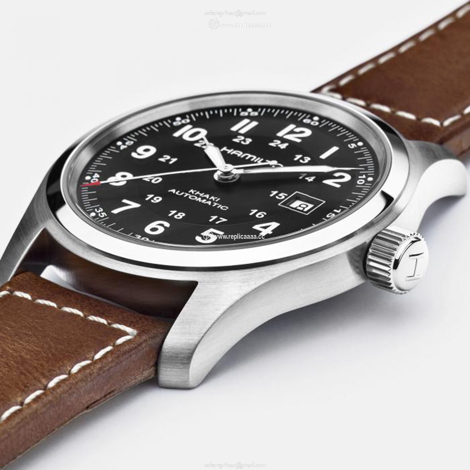 Replica Hamilton Khaki Field 42mm Mens details H70555533