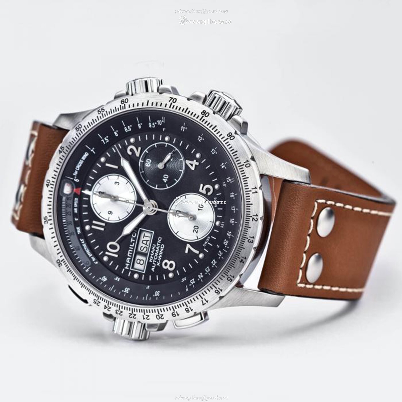 Replica Hamilton Khaki Aviation 44mm Mens details H77616533 2 Replica Hamilton Khaki Aviation 44mm Mens details H77616533