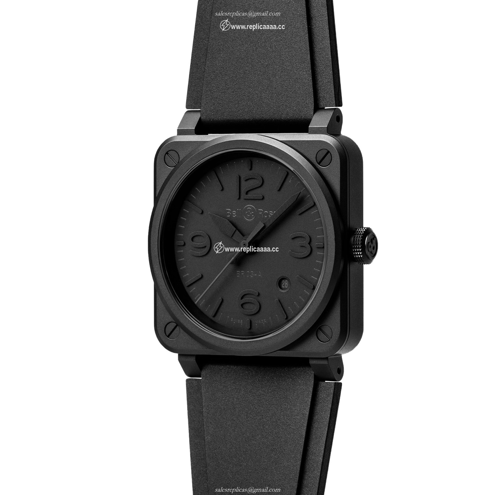 Replica Bell & Ross BR 03 Phantom 41mm BR03A-PH-CE/SRB