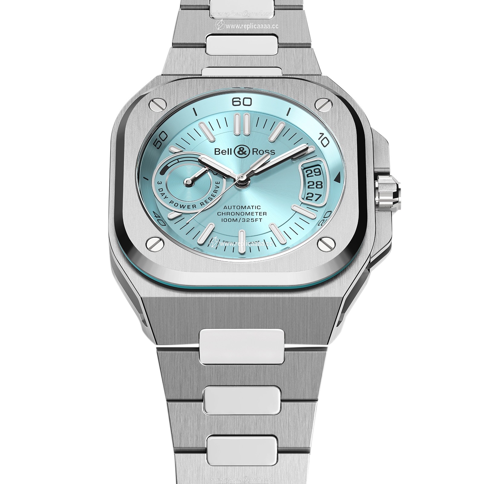 Replica Bell & Ross BR-X5 ICE BLUE STEEL 41MM BRX5R-IB-ST/SST