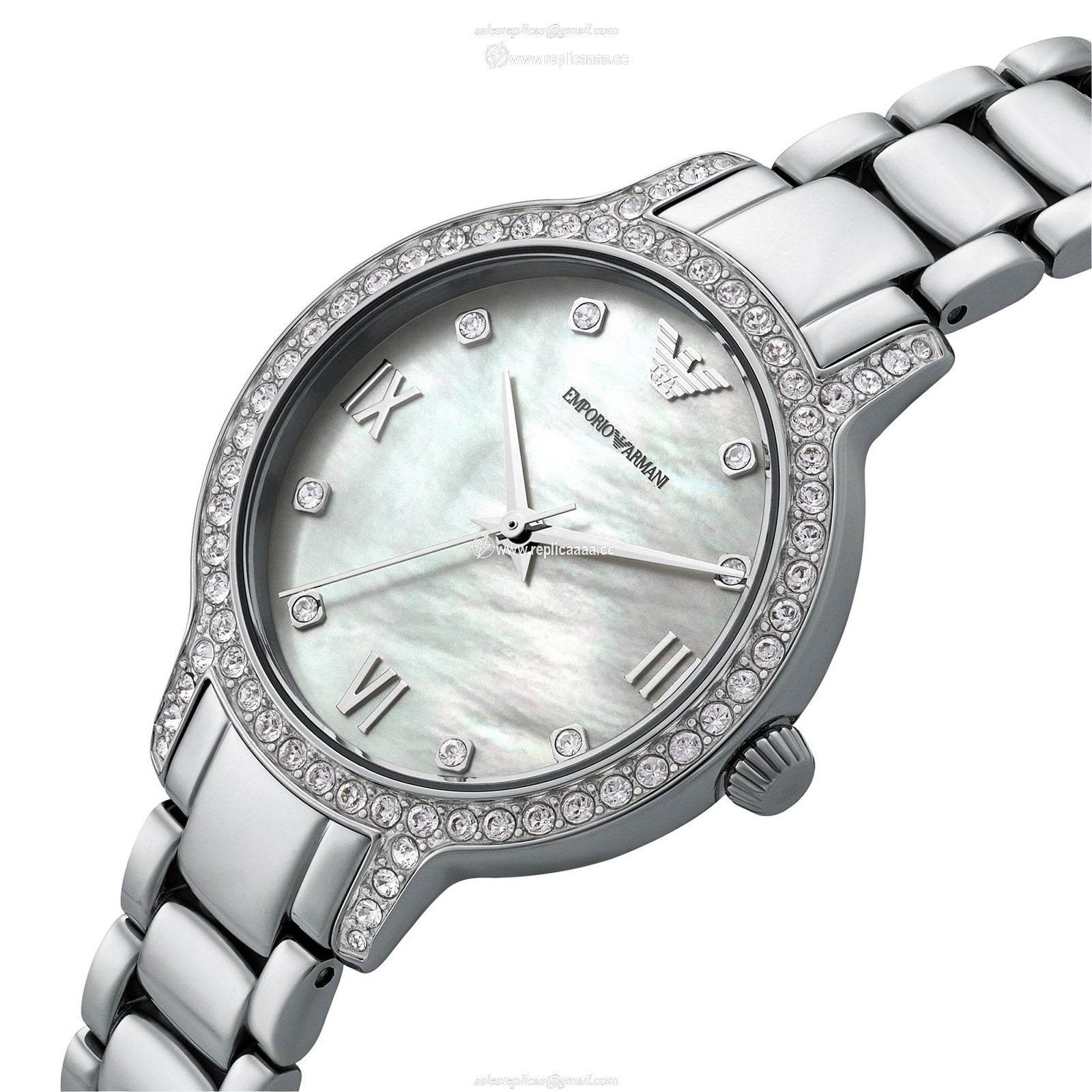 Replica Emporio Armani Ladies Cleo details 32mm AR11484