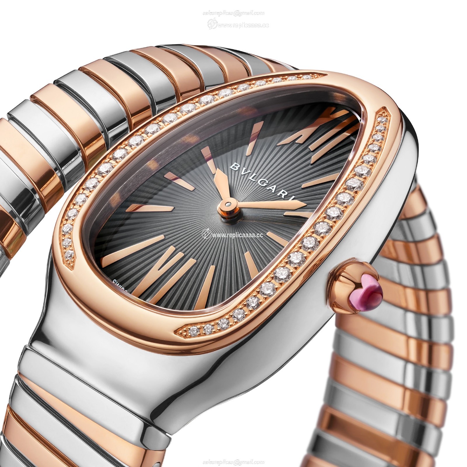 Replica Bvlgari Serpenti Tubogas details 102681