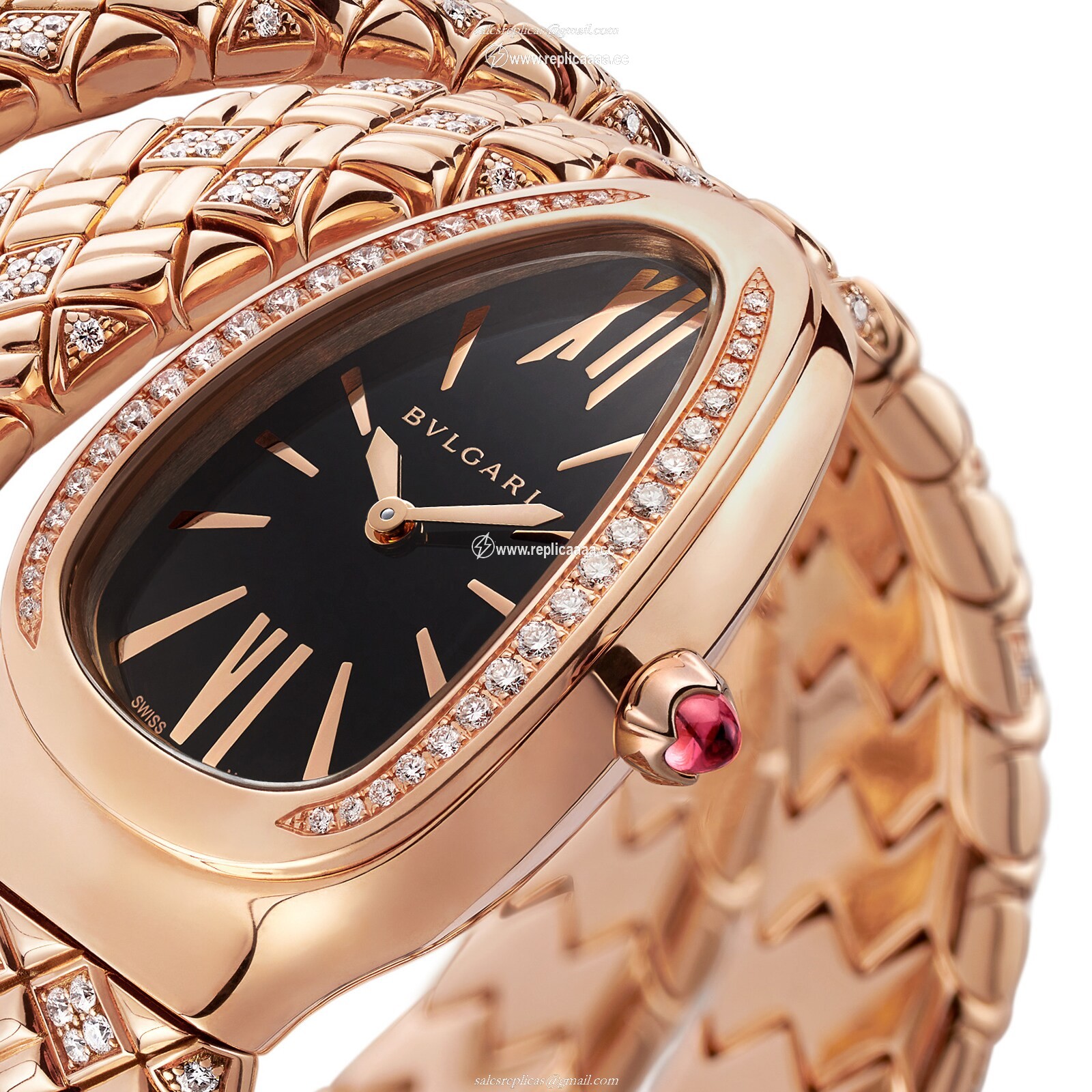 Replica Bvlgari Serpenti Spiga Ladies details 103252