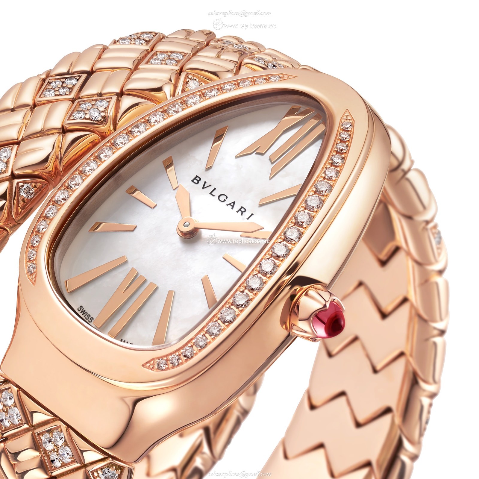 Replica Bvlgari Serpenti Spiga 35mm Ladies details 103250 2 Replica Bvlgari Serpenti Spiga 35mm Ladies details 103250
