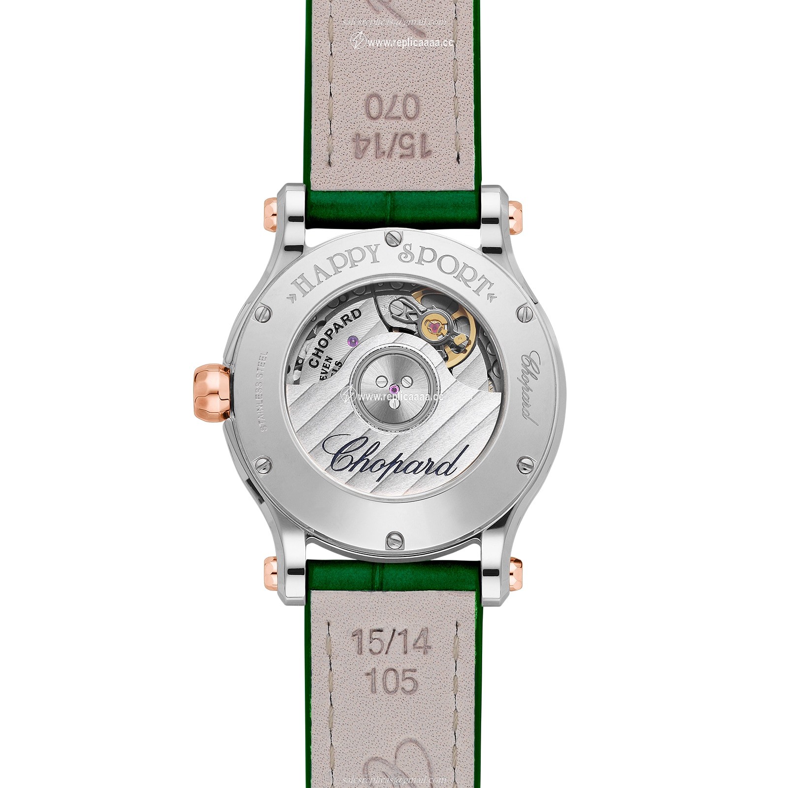 Replica Chopard Happy Sport 30mm Ladies details 278573-6032