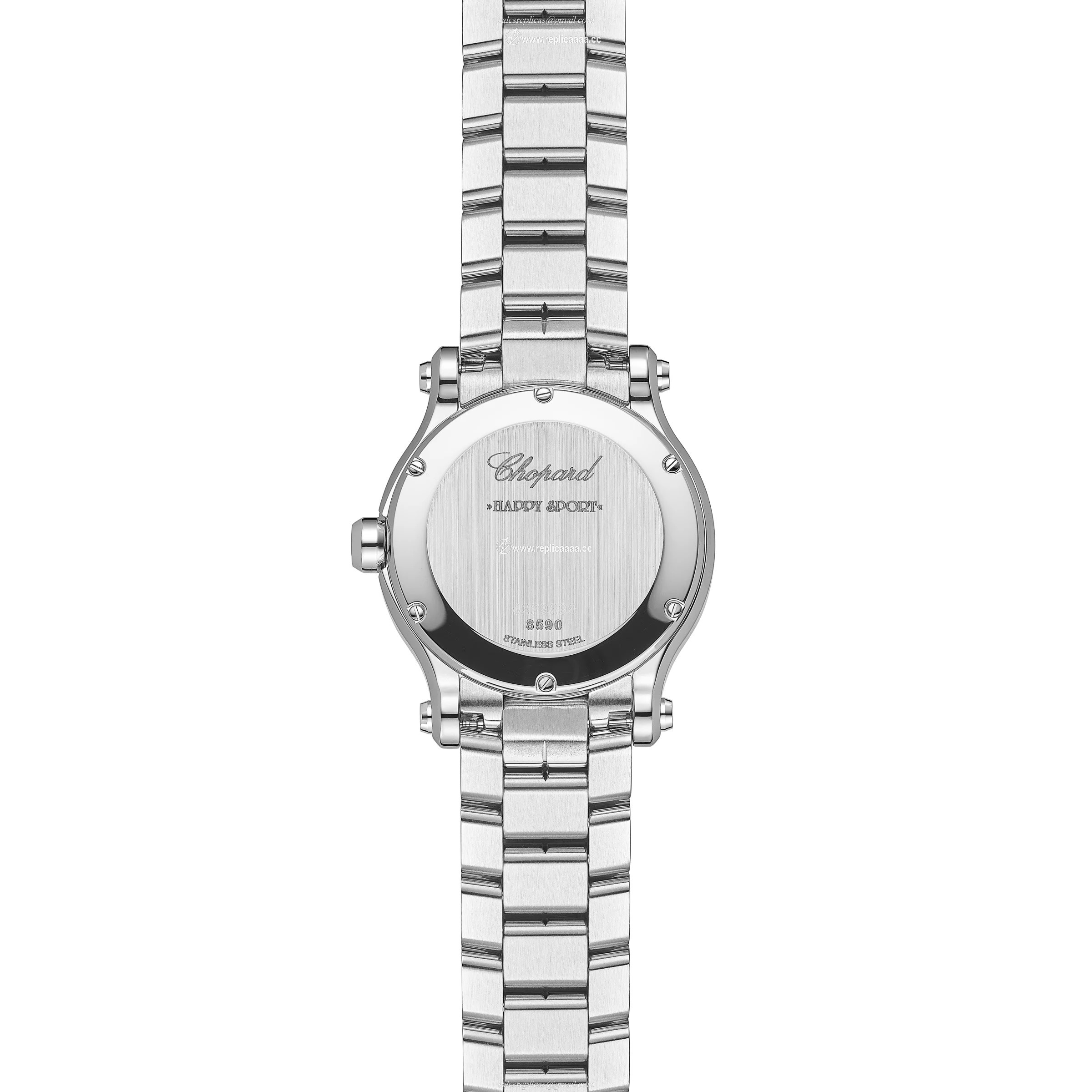Replica Chopard Happy Sport 30mm Quartz Stainless Steel Diamonds 278590-3010 2 Replica Chopard Happy Sport 30mm Quartz Stainless Steel Diamonds 278590-3010