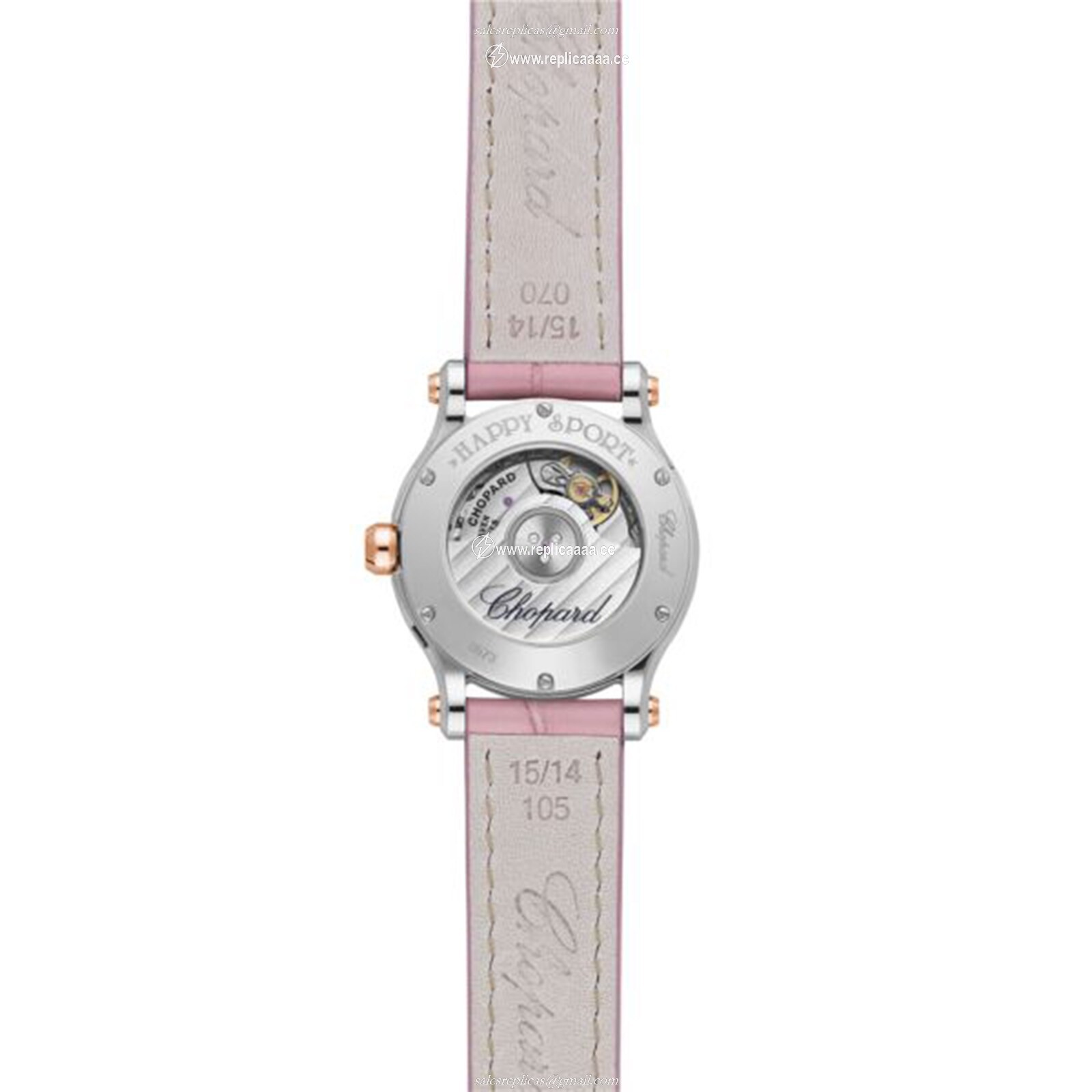 Replica Chopard Happy Sport 30mm Ladies details 278573-6011